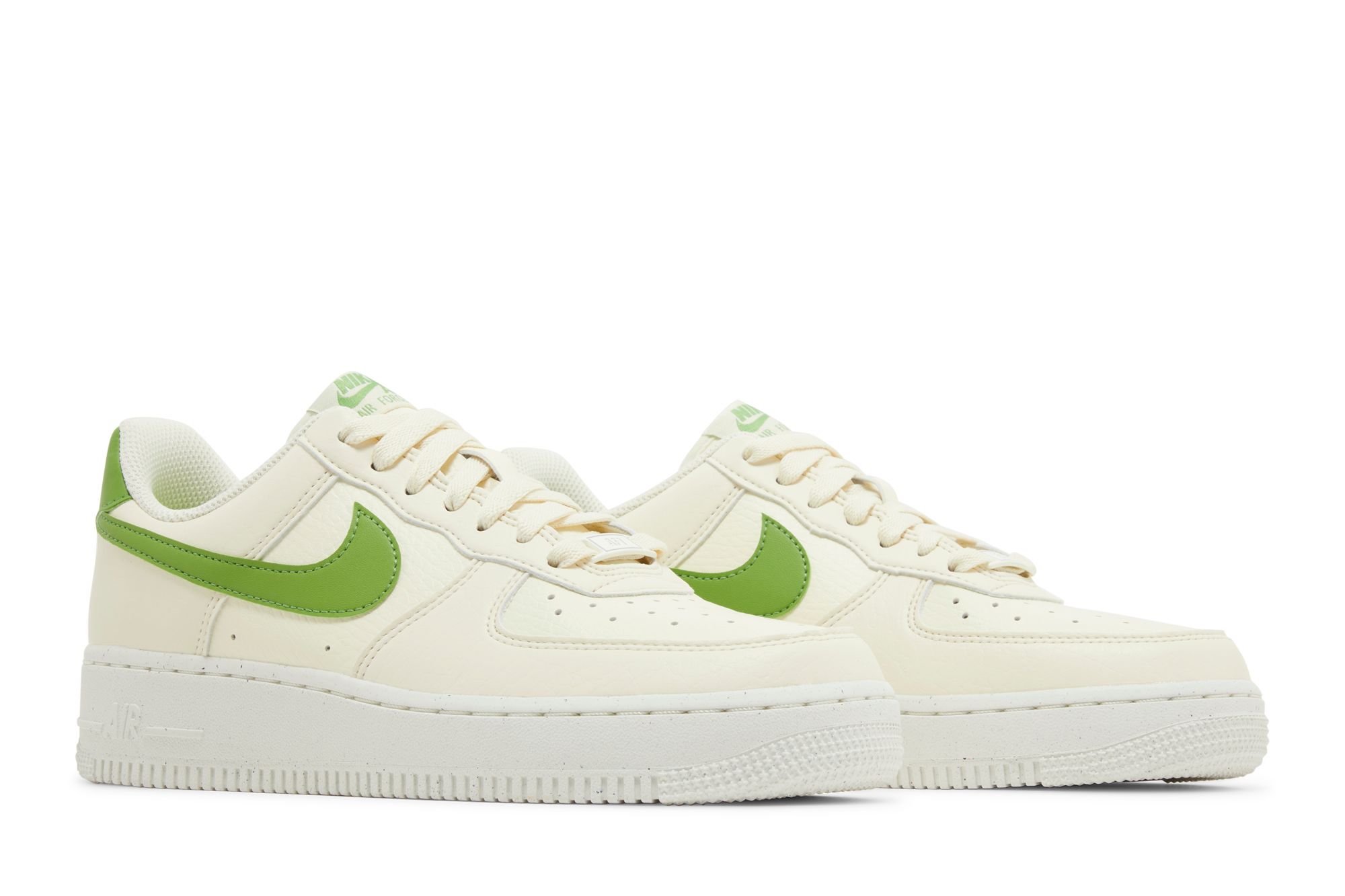 (Women) Nike Air Force 1 07 SE Coconut Milk Chlorophyll DV3808-102 Moroen - Image 8