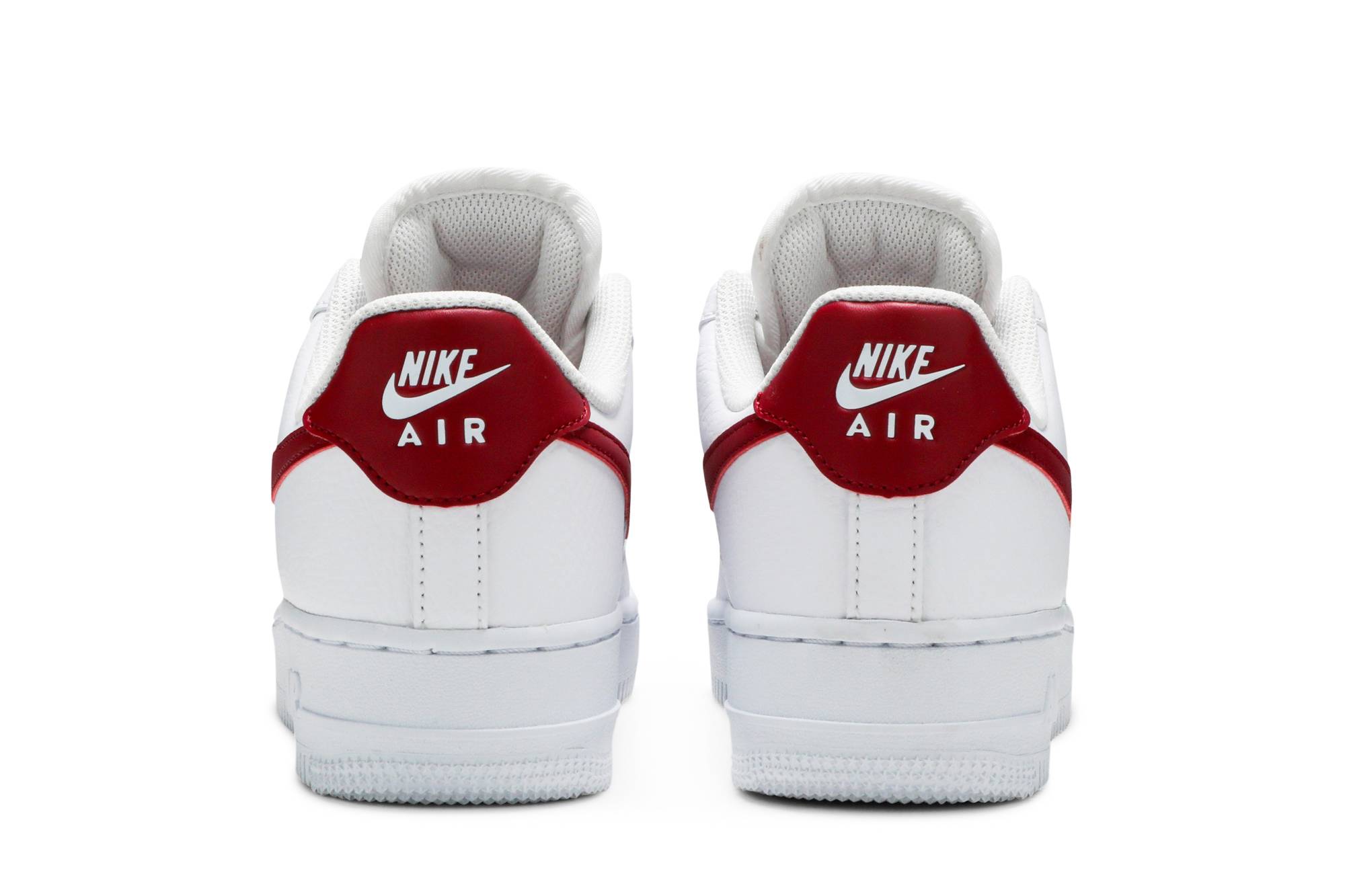 (Women) Nike Air Force 1 07 White Noble Red 315115-154 Moroen - Image 6