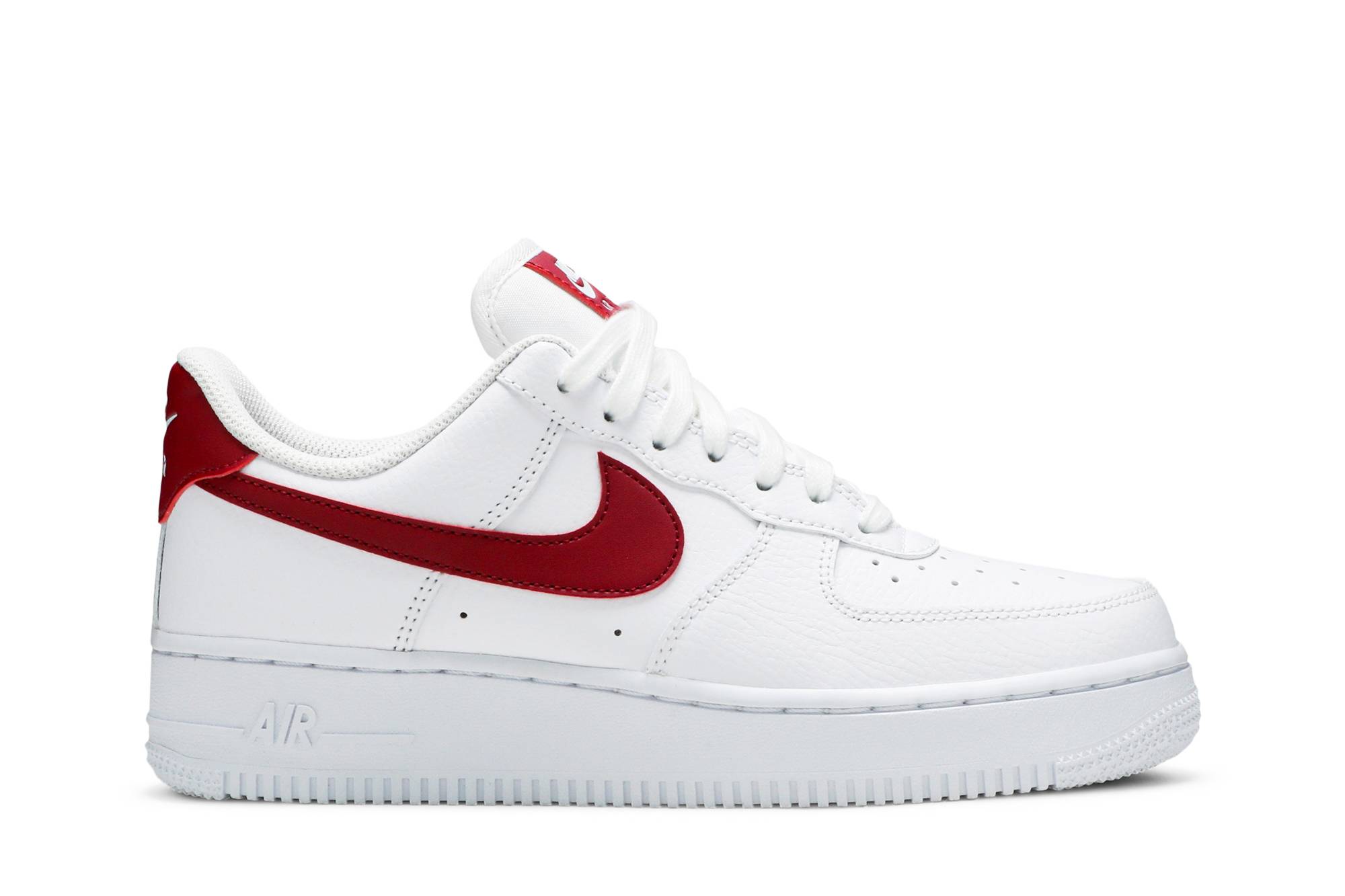 (Women) Nike Air Force 1 07 White Noble Red 315115-154 Moroen