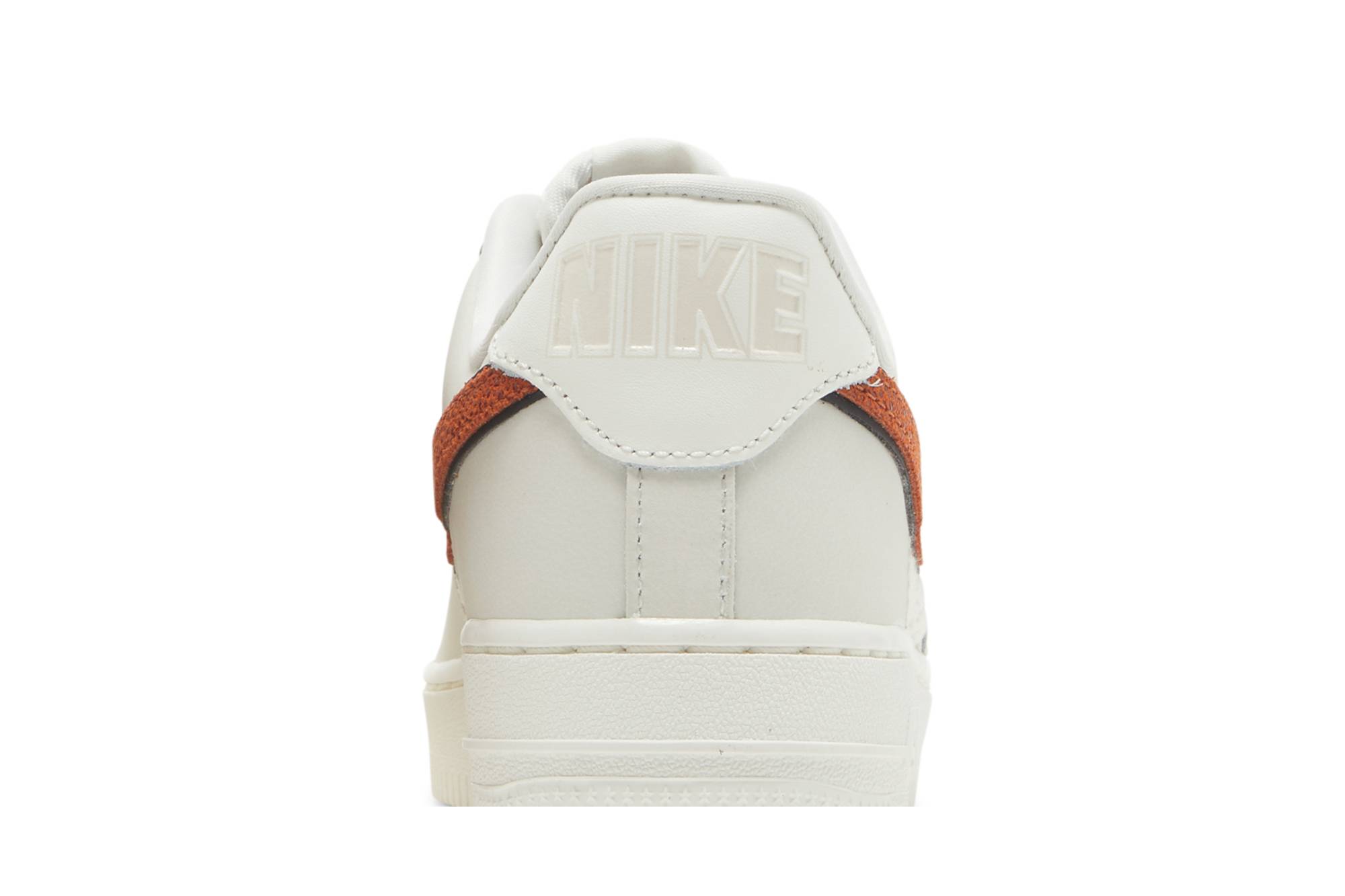 (Women) Nike Air Force 1 Basketball Leather DZ5228-100 Moroen - Image 7