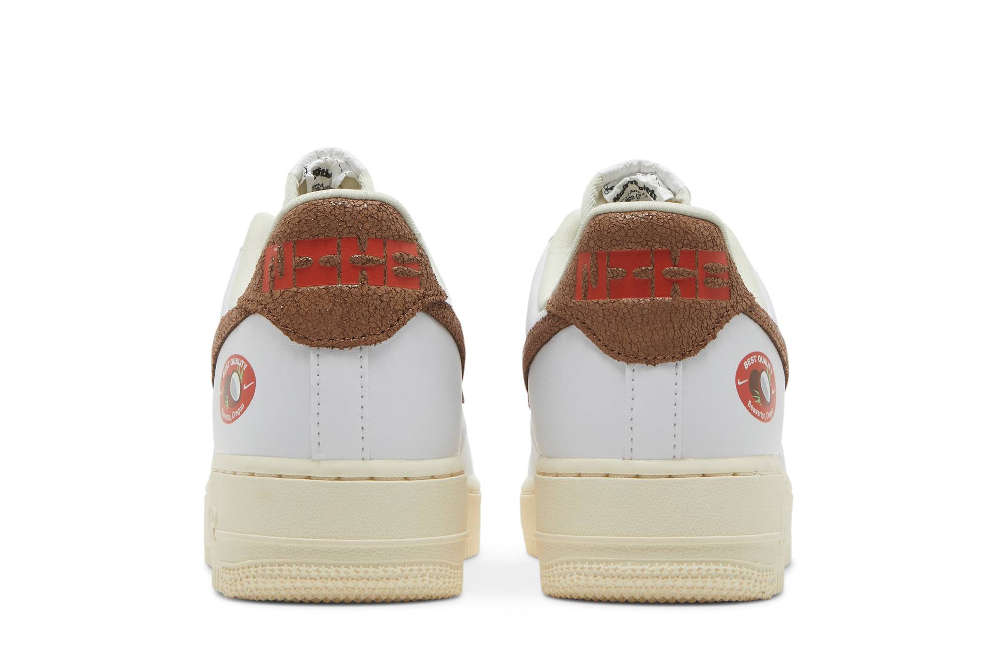 (Women) Nike Air Force 1 'Coconut' DJ9943-101 - Image 6