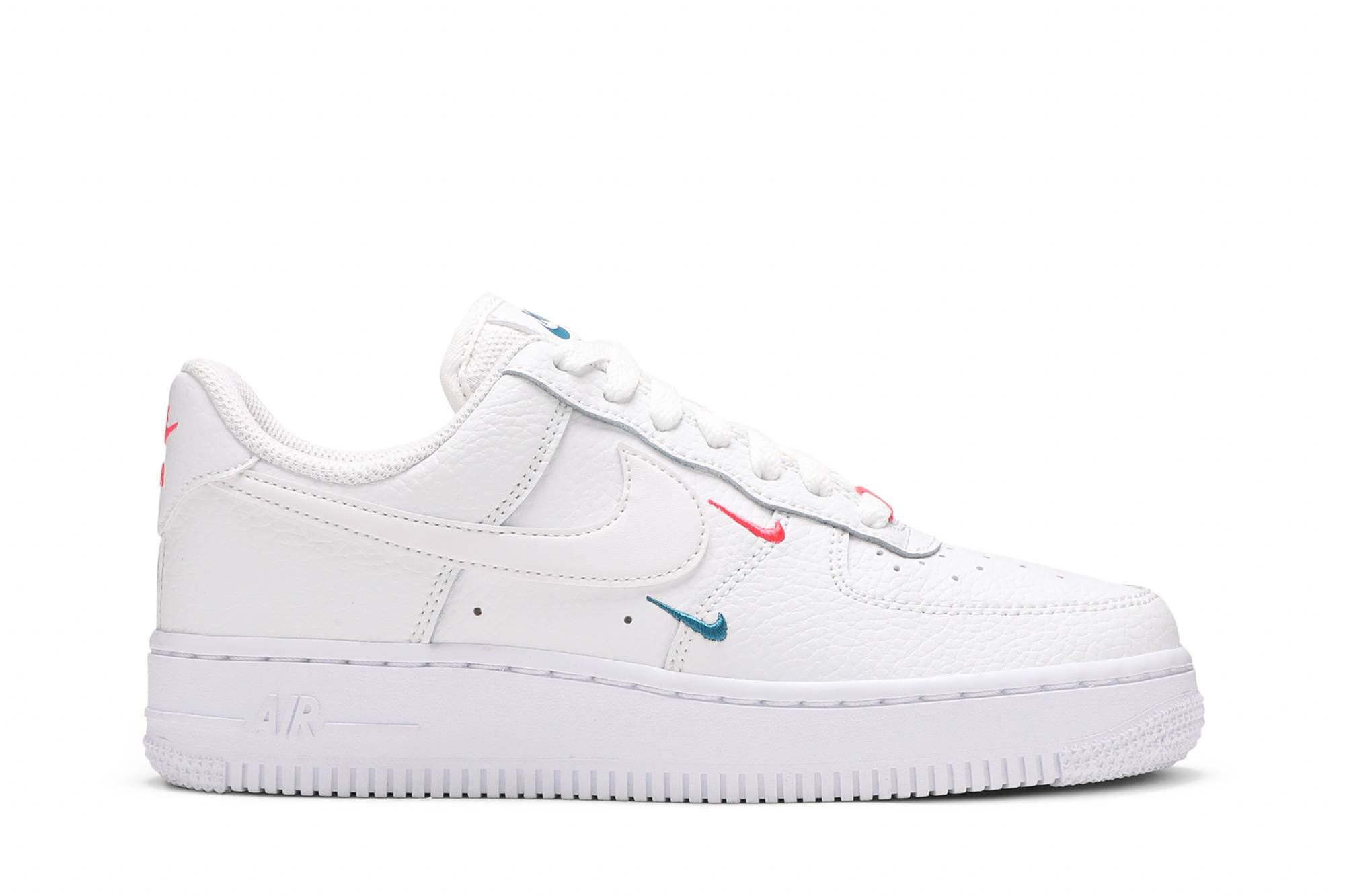 (W) Nike Air Force 1 Low '07 Essential Double Mini Swoosh 'Miami Dolphins' CT1989-101 Simpleartly Store