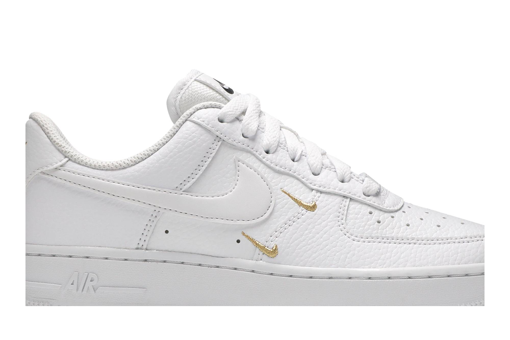 (Women) Nike Air Force 1 Low 07 Essential White Metallic Gold CT1989-100 Coiloa - Afbeelding 9