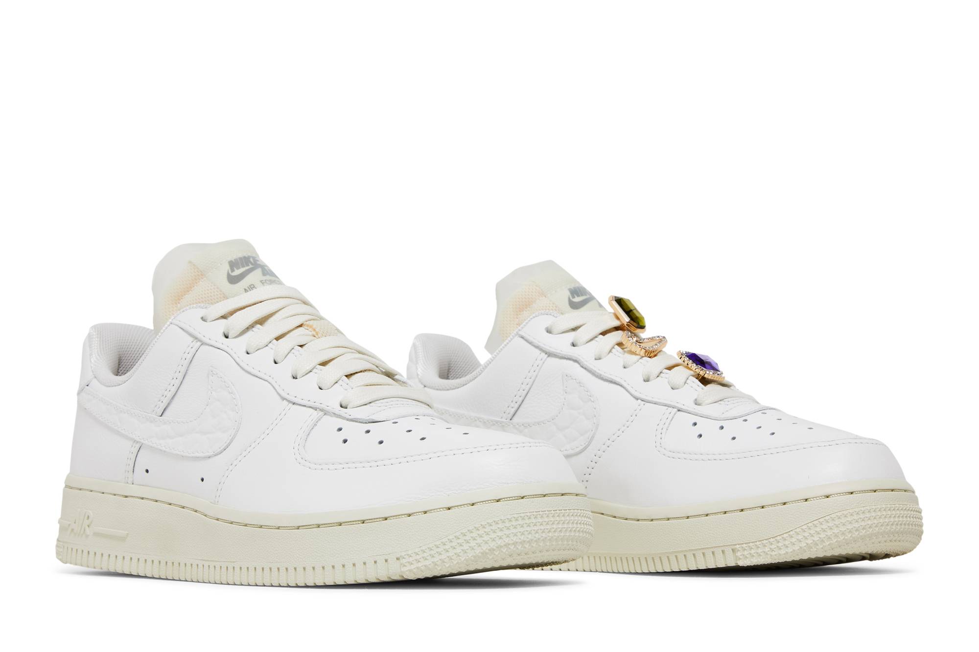 (Women) Nike Air Force 1 Low Premium Jewels DN5463-100 Moroen - Image 8