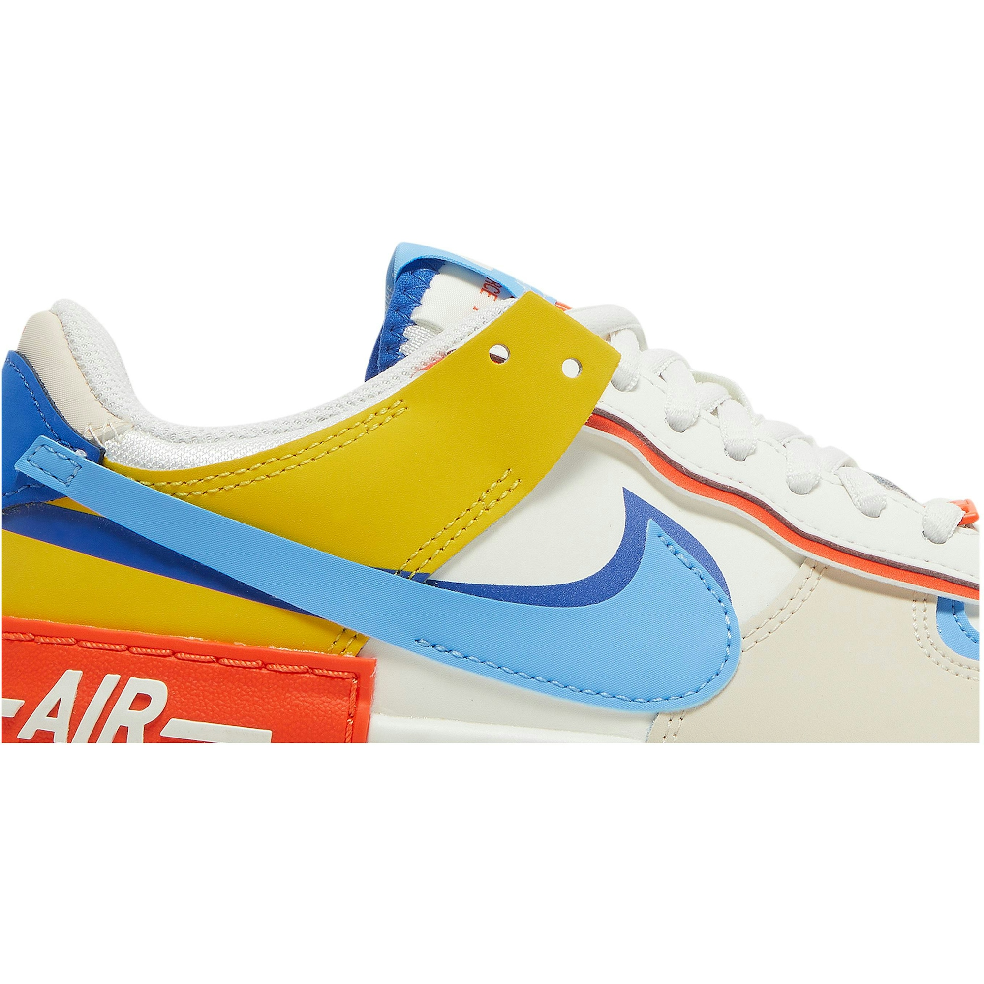 (Women) Nike Air Force 1 Low Shadow 'Sail Game Royal Rush Orange University Blue' CI0919-115 - Afbeelding 2