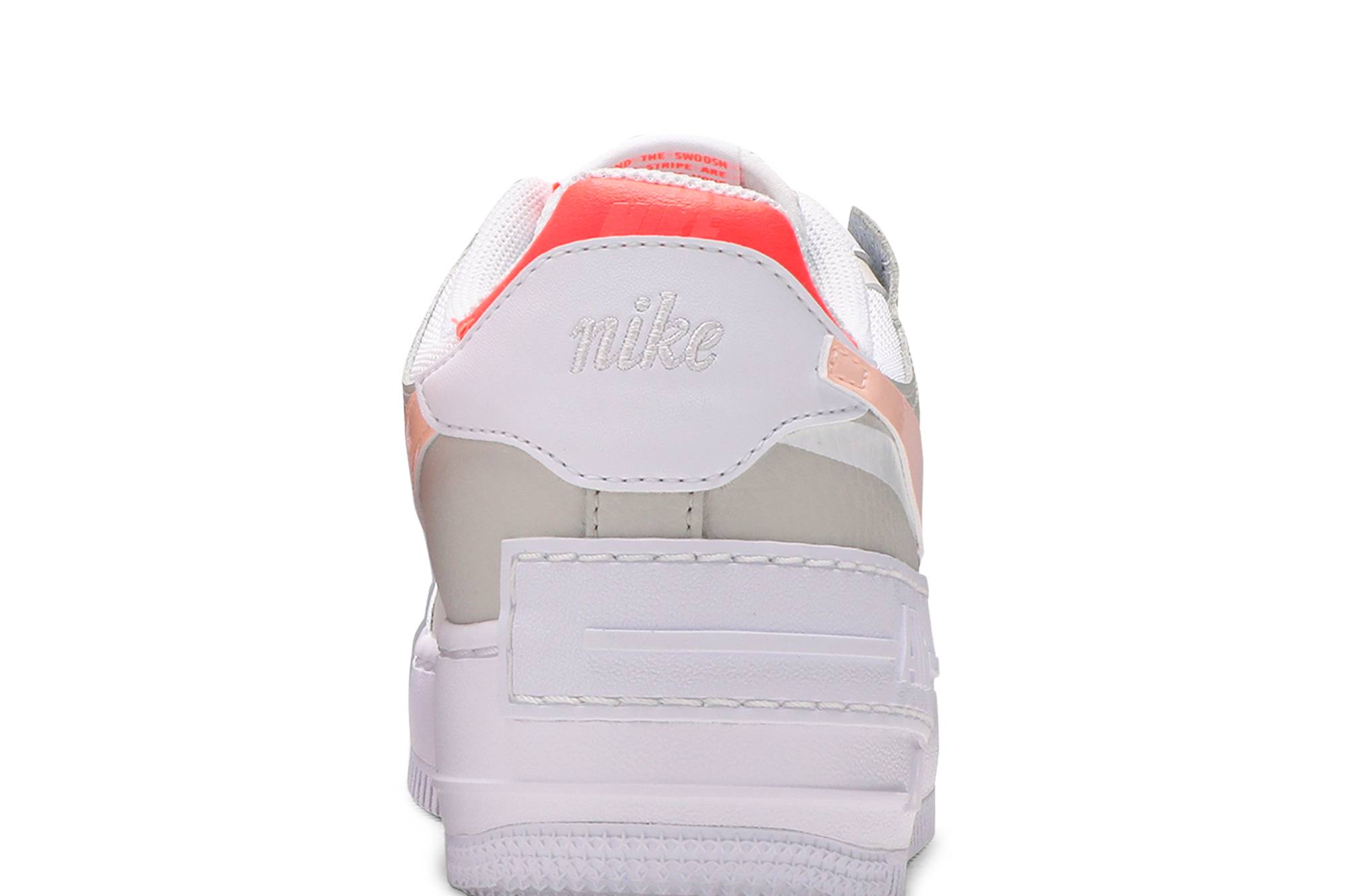 (Women) Nike Air Force 1 Low Shadow 'White Bright Mango' DH3896-100 - Image 7