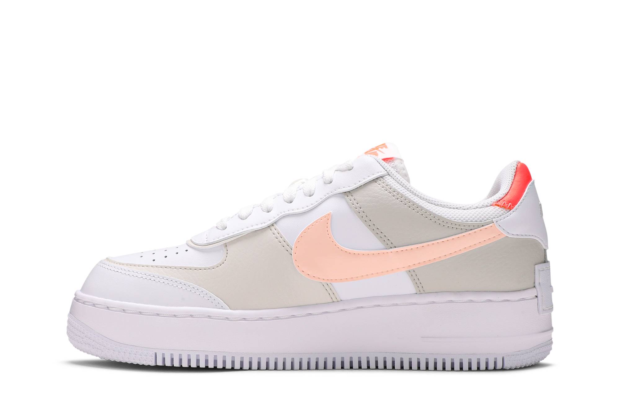 (Women) Nike Air Force 1 Low Shadow 'White Bright Mango' DH3896-100 - Image 3