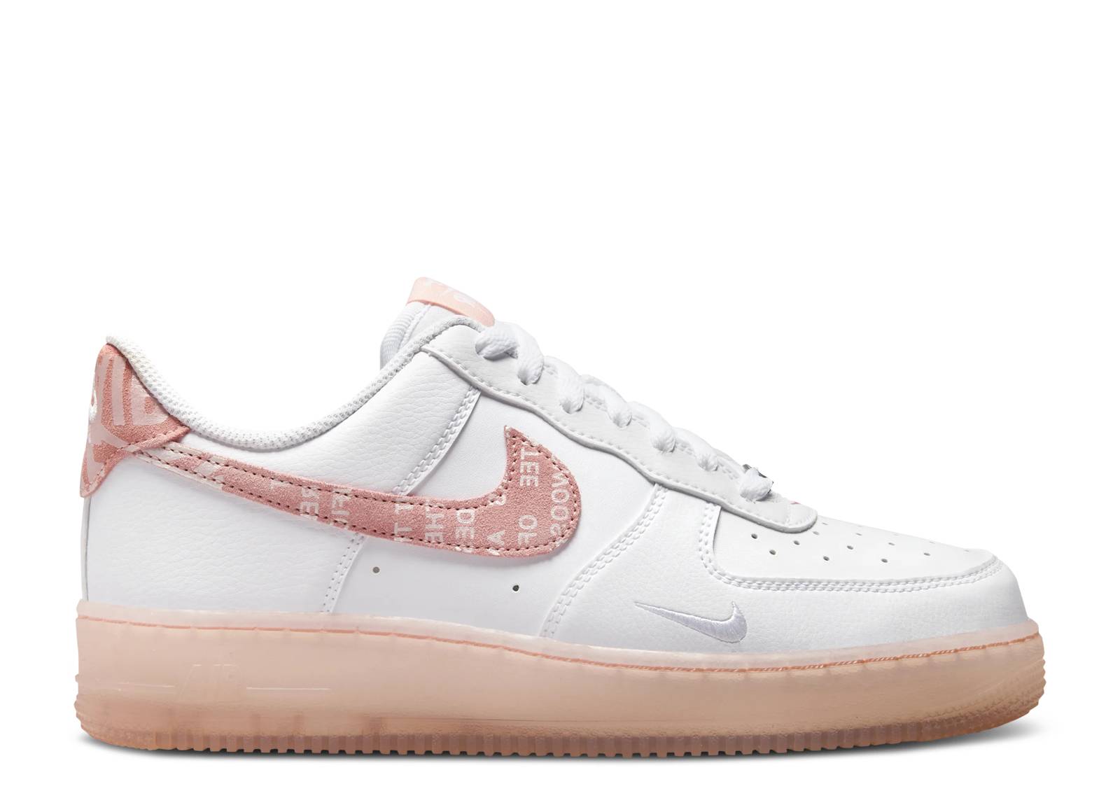 (Women) Nike Air Force 1 Low White Pink DQ5019-100 Moroen