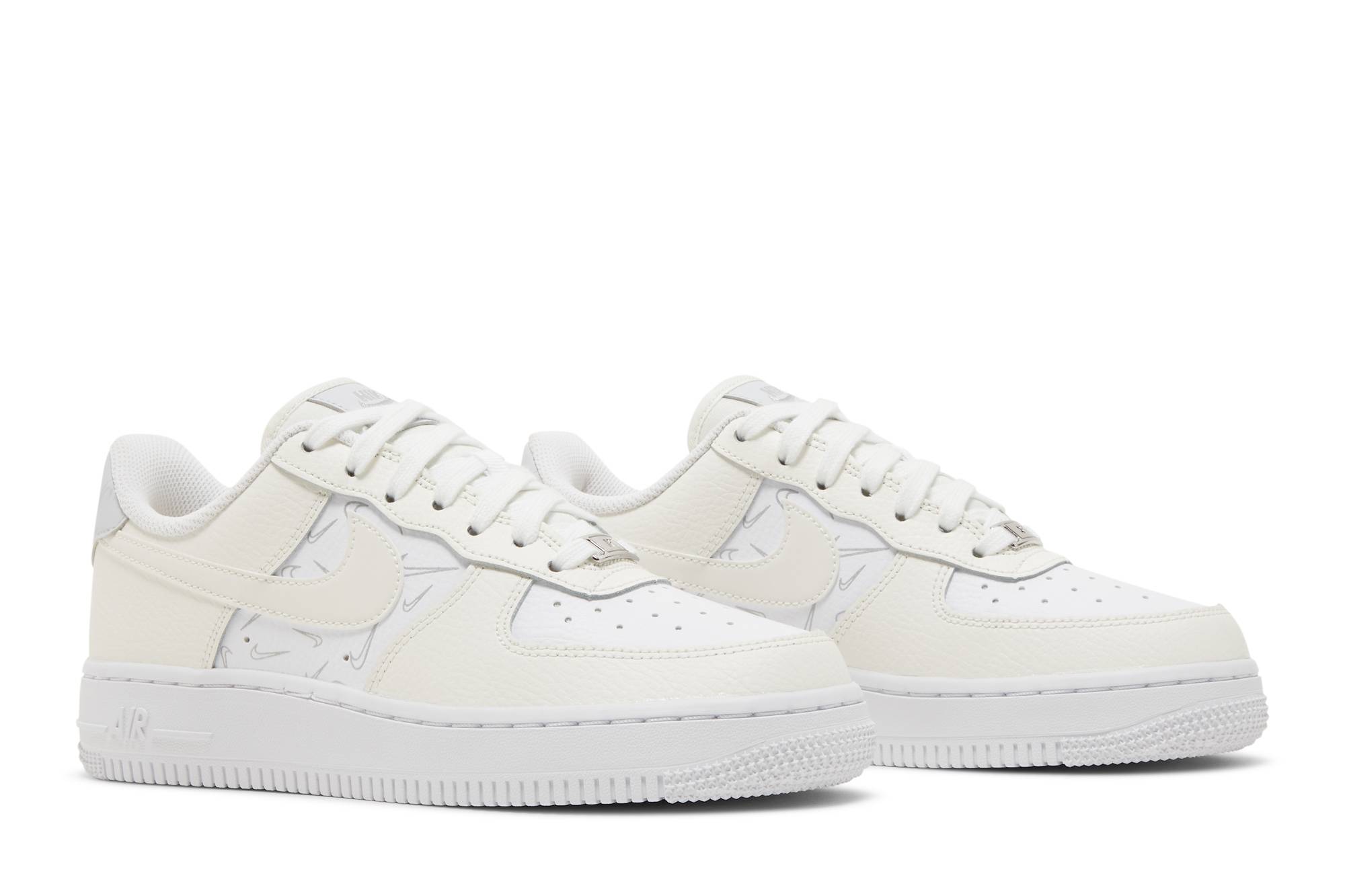 (Women) Nike Air Force 1 Low 'White Sail Grey' DR7857-100 - Image 8