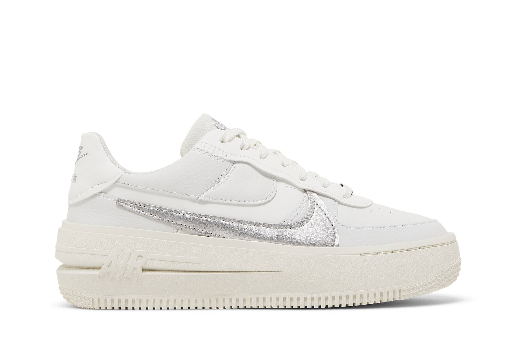 (W) Nike Air Force 1 PLT.AF.ORM 'Summit White Metalic Silver' DJ9946-101 Simpleartly Store