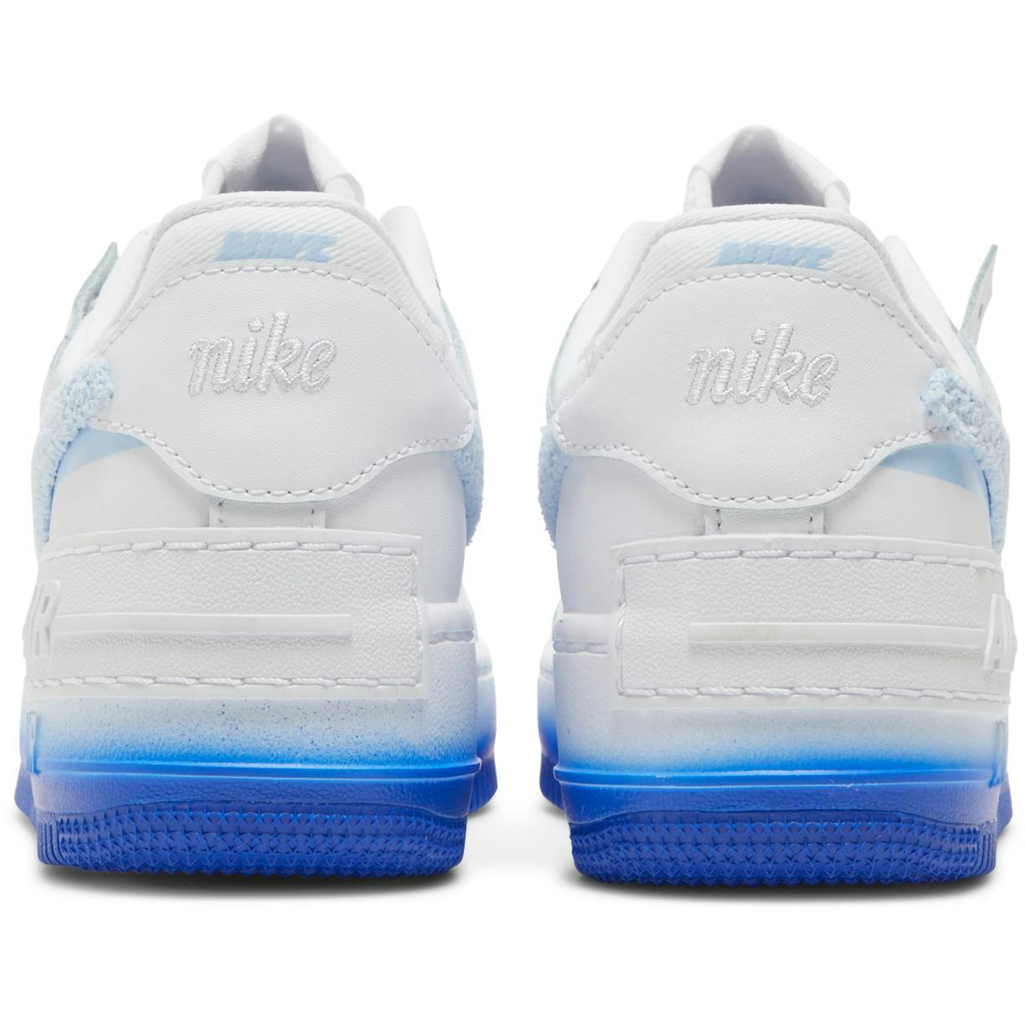 (Women) Nike Air Force 1 Shadow 'Chenille Swoosh - Blue Tint' FJ4567-100 - Image 6