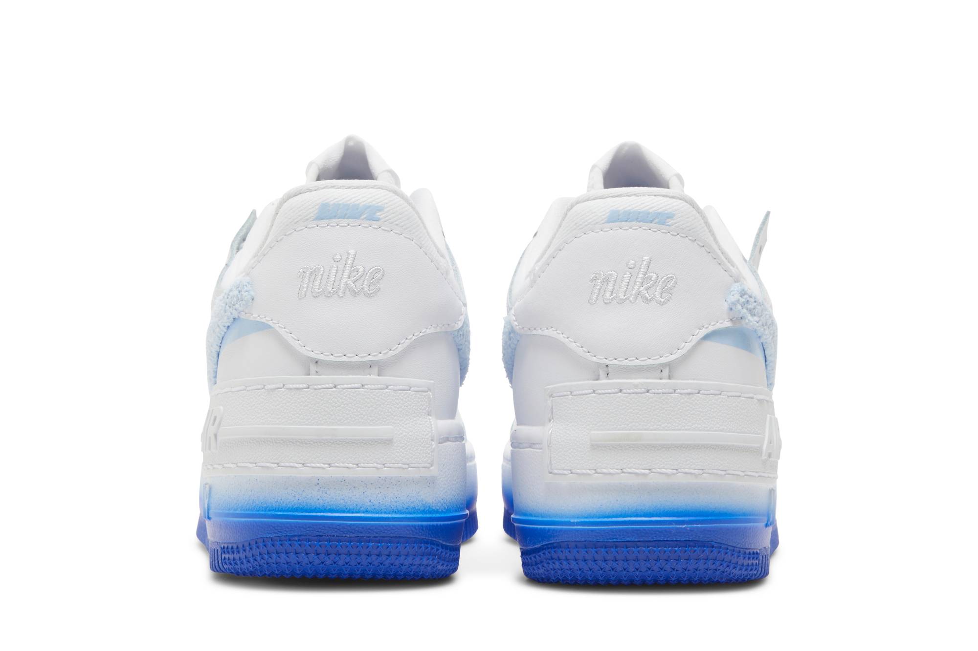 (Women) Nike Air Force 1 Shadow 'Chenille Swoosh - Blue Tint' FJ4567-100 - Image 13