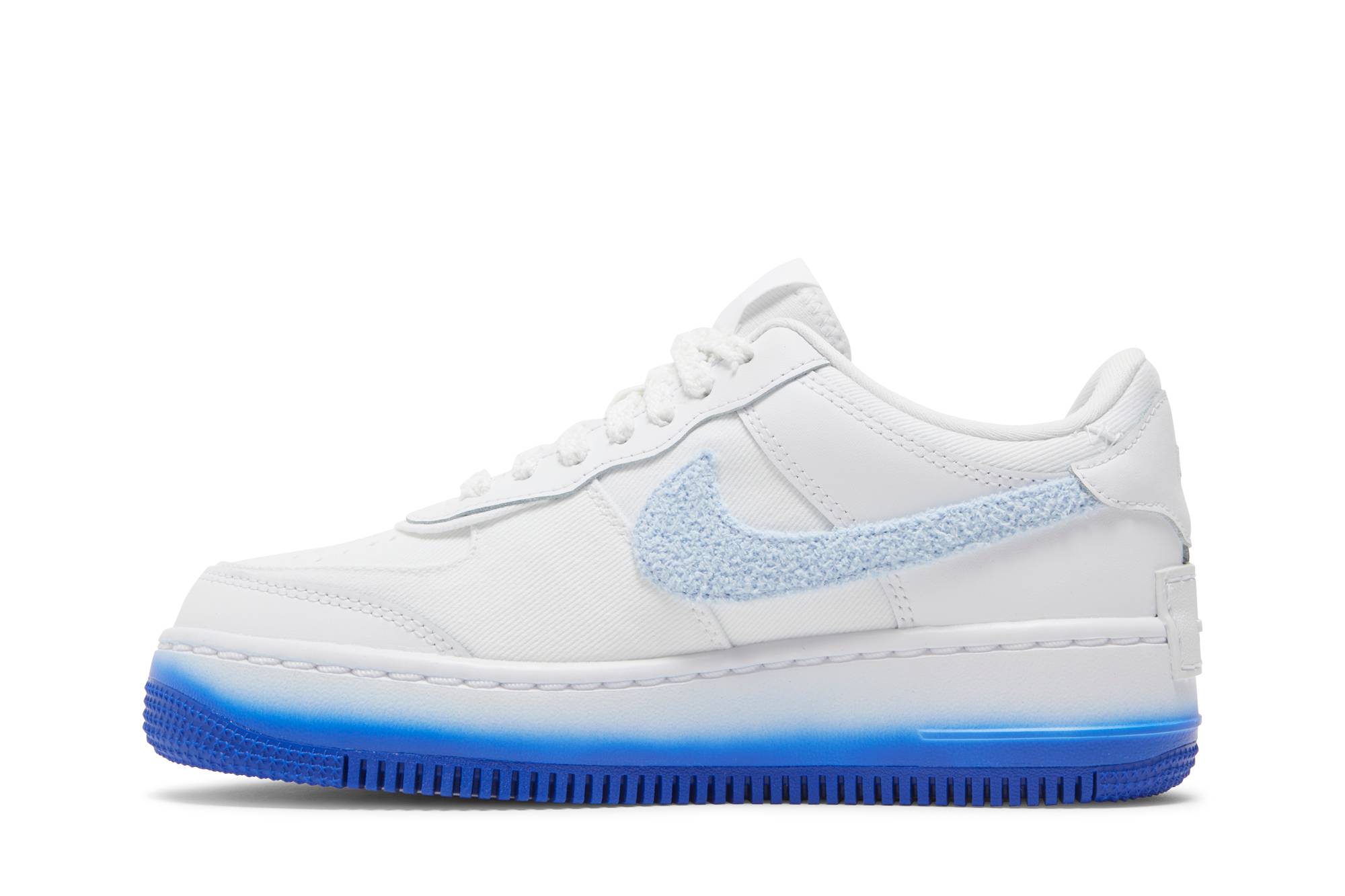 (Women) Nike Air Force 1 Shadow 'Chenille Swoosh - Blue Tint' FJ4567-100 - Image 10