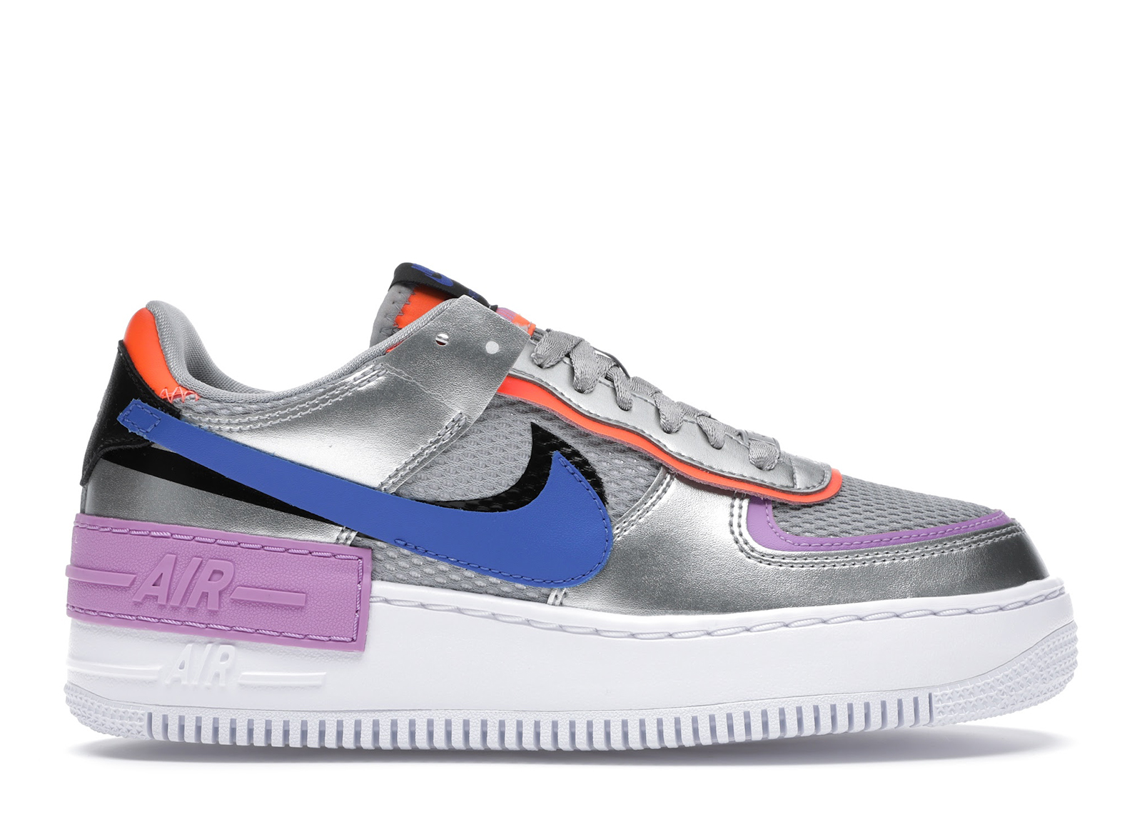 (W) Nike Air Force 1 Shadow 'Metallic Silver' CW6030-001 Simpleartly Store