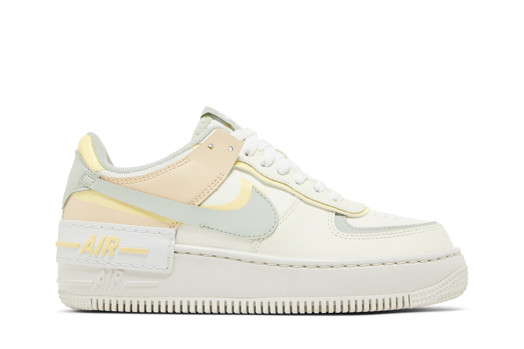 (Women) Nike Air Force 1 Shadow 'Pearl White Citron Tint' DR7883-101