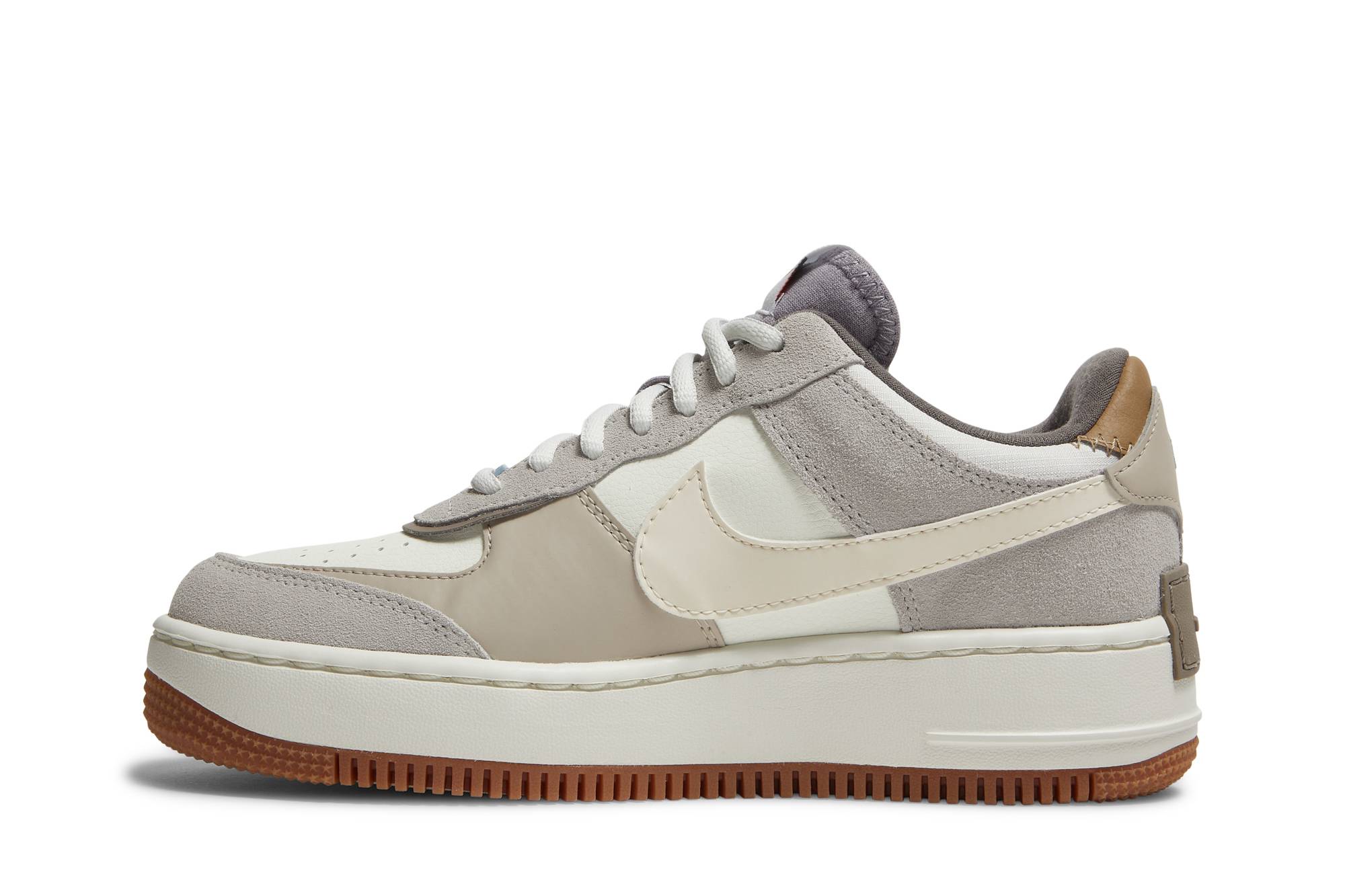 (Women) Nike Air Force 1 Shadow 'Sail Pale Ivory' DO7449-111 - Image 3