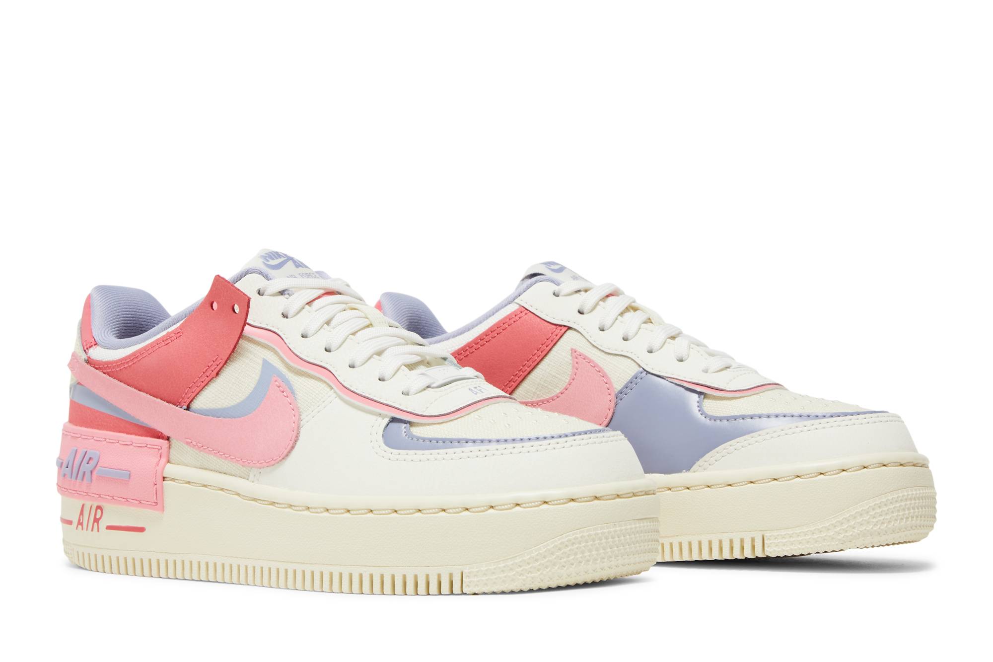 (Women) Nike Air Force 1 Shadow 'Sail Sea Coral' DV7449-101 - Image 8