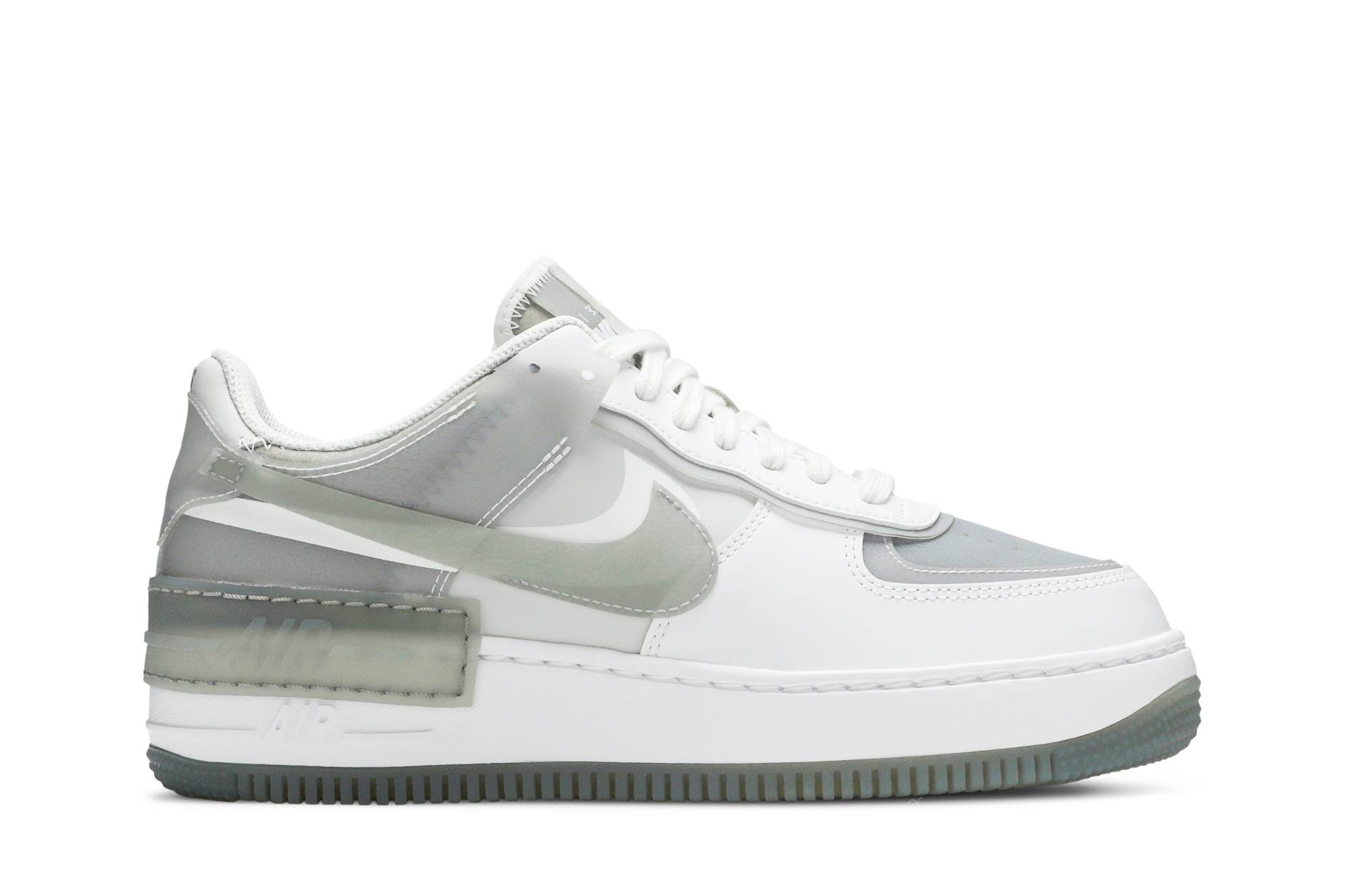 (Women) Nike Air Force 1 Shadow SE Particle Grey CK6561-100 Moroen