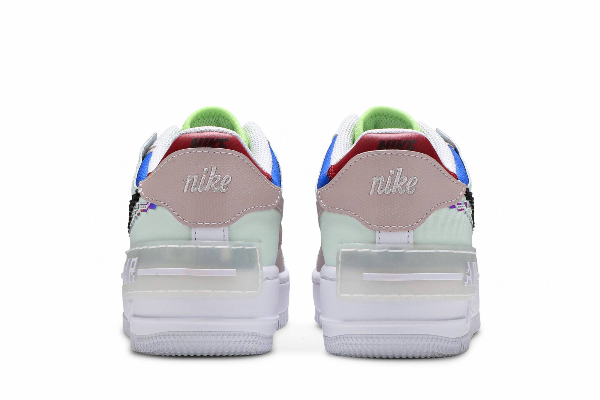 (Women) Nike Air Force 1 Shadow SE Pixel Swoosh - Barely Green CV8480-300 Moroen - Image 6