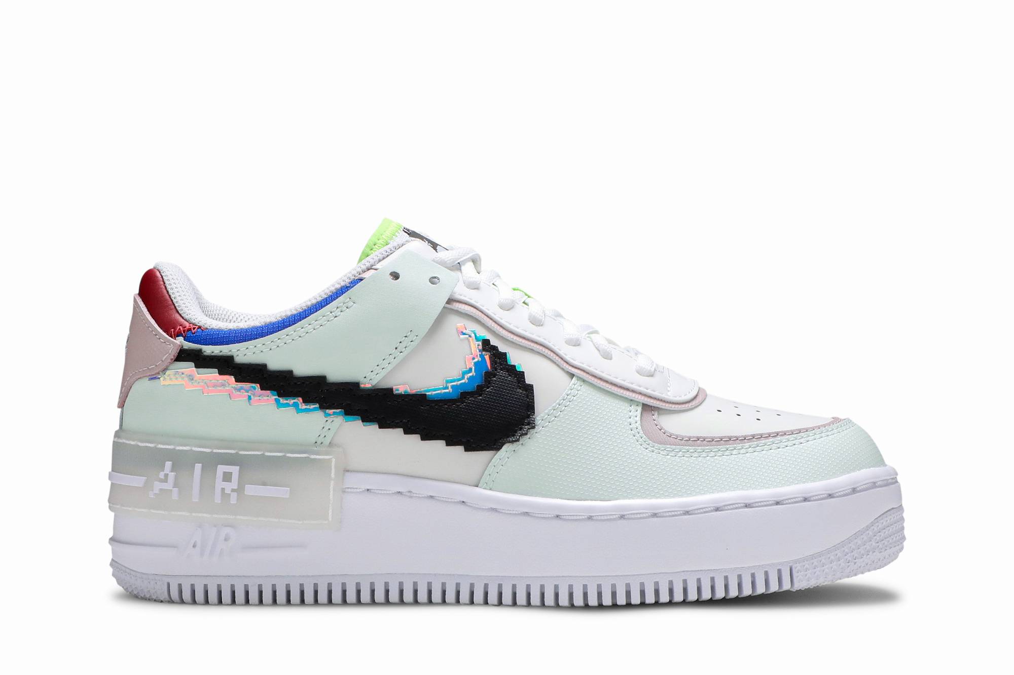 (Women) Nike Air Force 1 Shadow SE Pixel Swoosh - Barely Green CV8480-300 Moroen