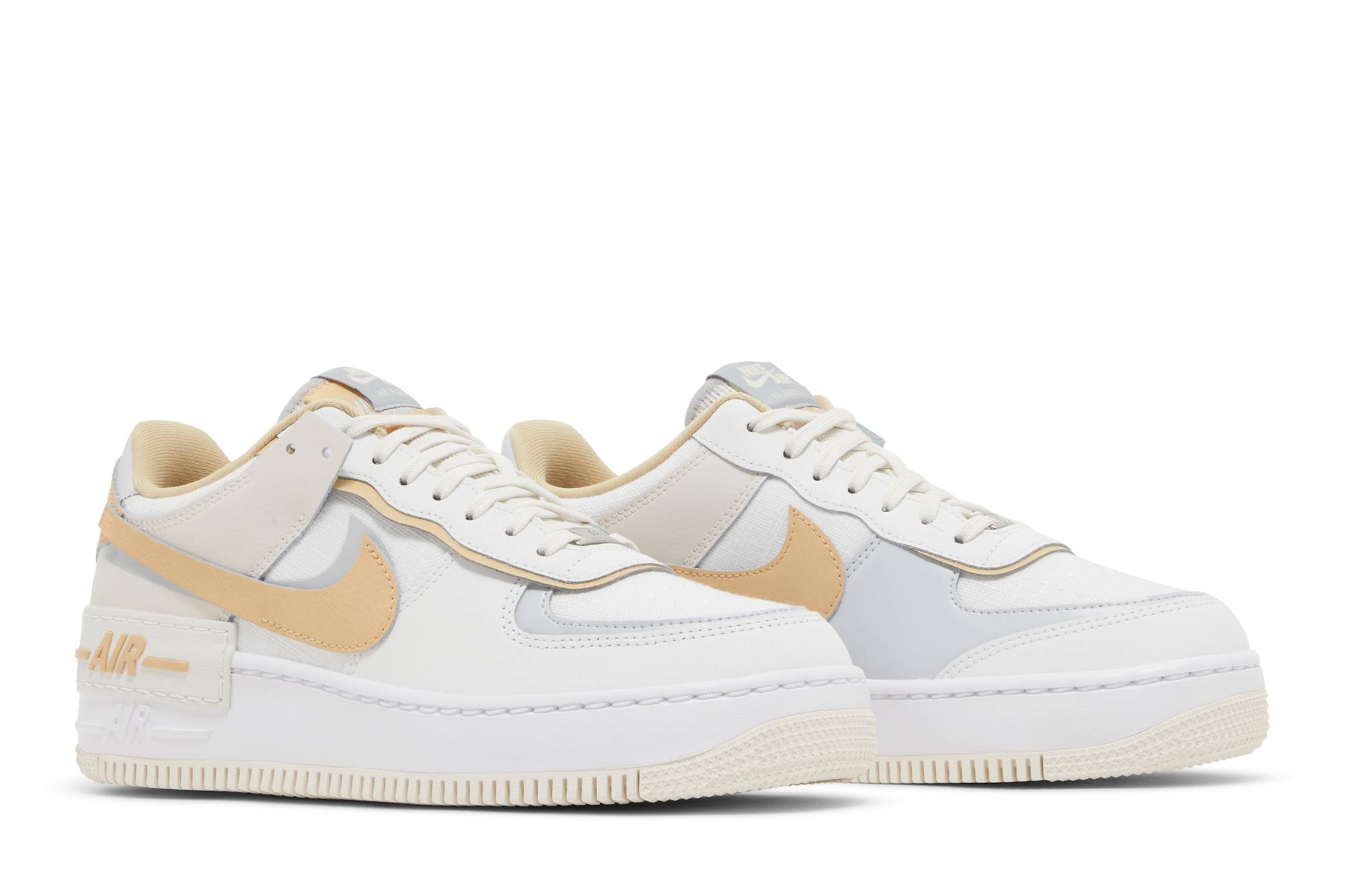 (Women) Nike Air Force 1 Shadow Sesame DV7449-100 Moroen - Image 15