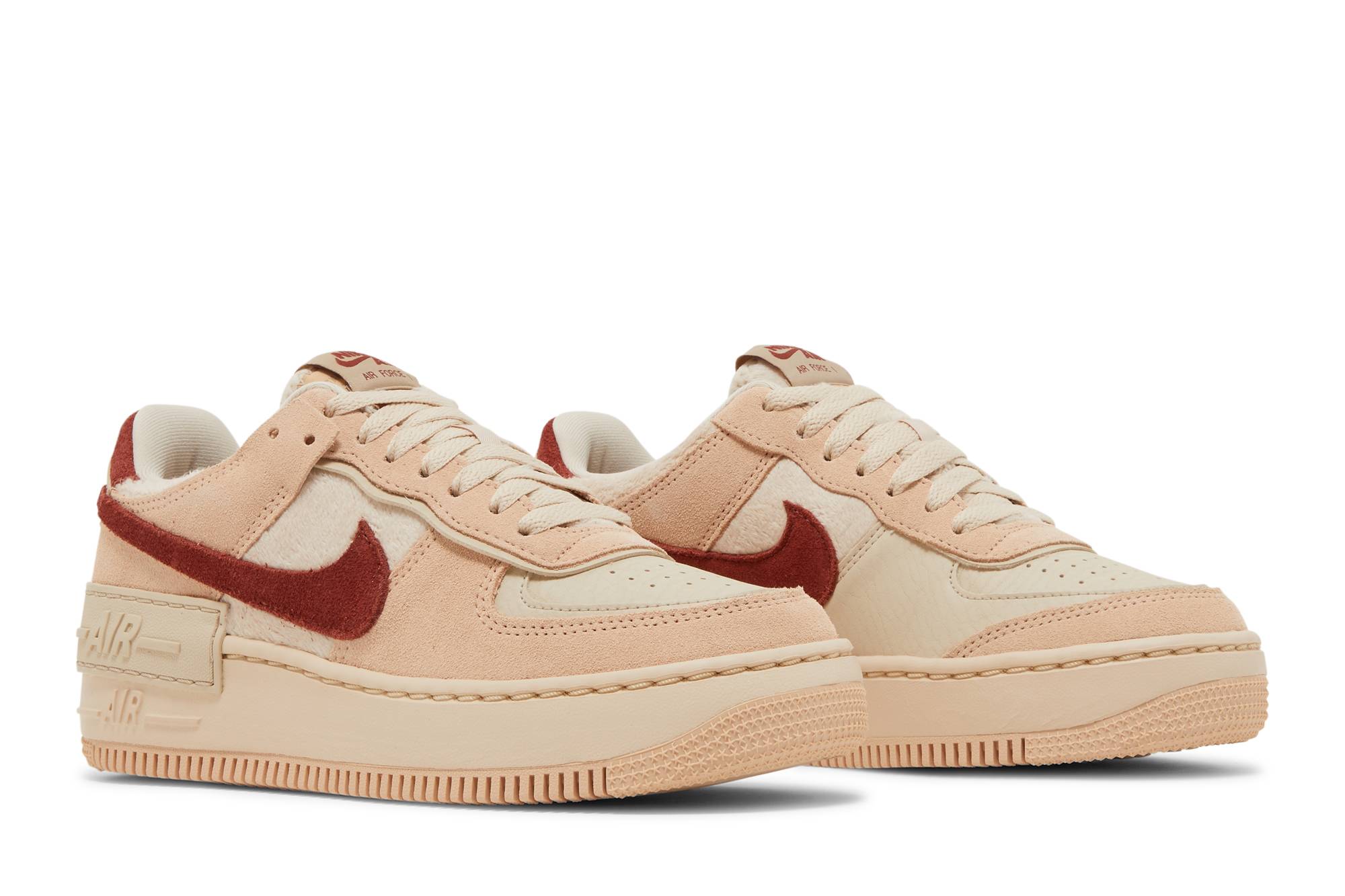 (Women) Nike Air Force 1 Shadow Shimmer DZ4705-200 Moroen - Image 15