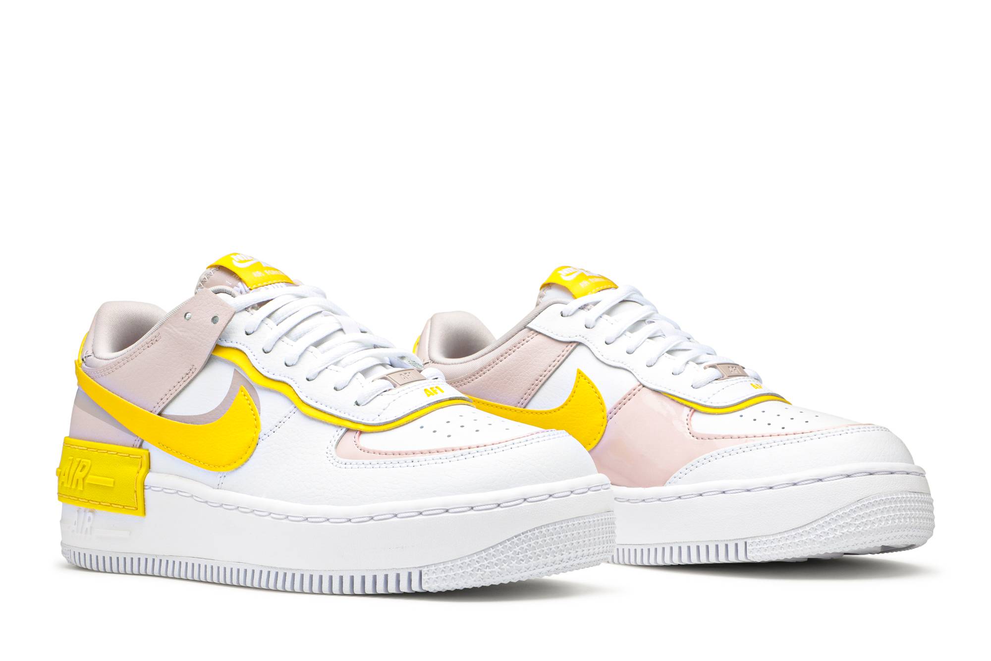 (Women) Nike Air Force 1 Shadow Sunshine CJ1641-102 Moroen - Image 8