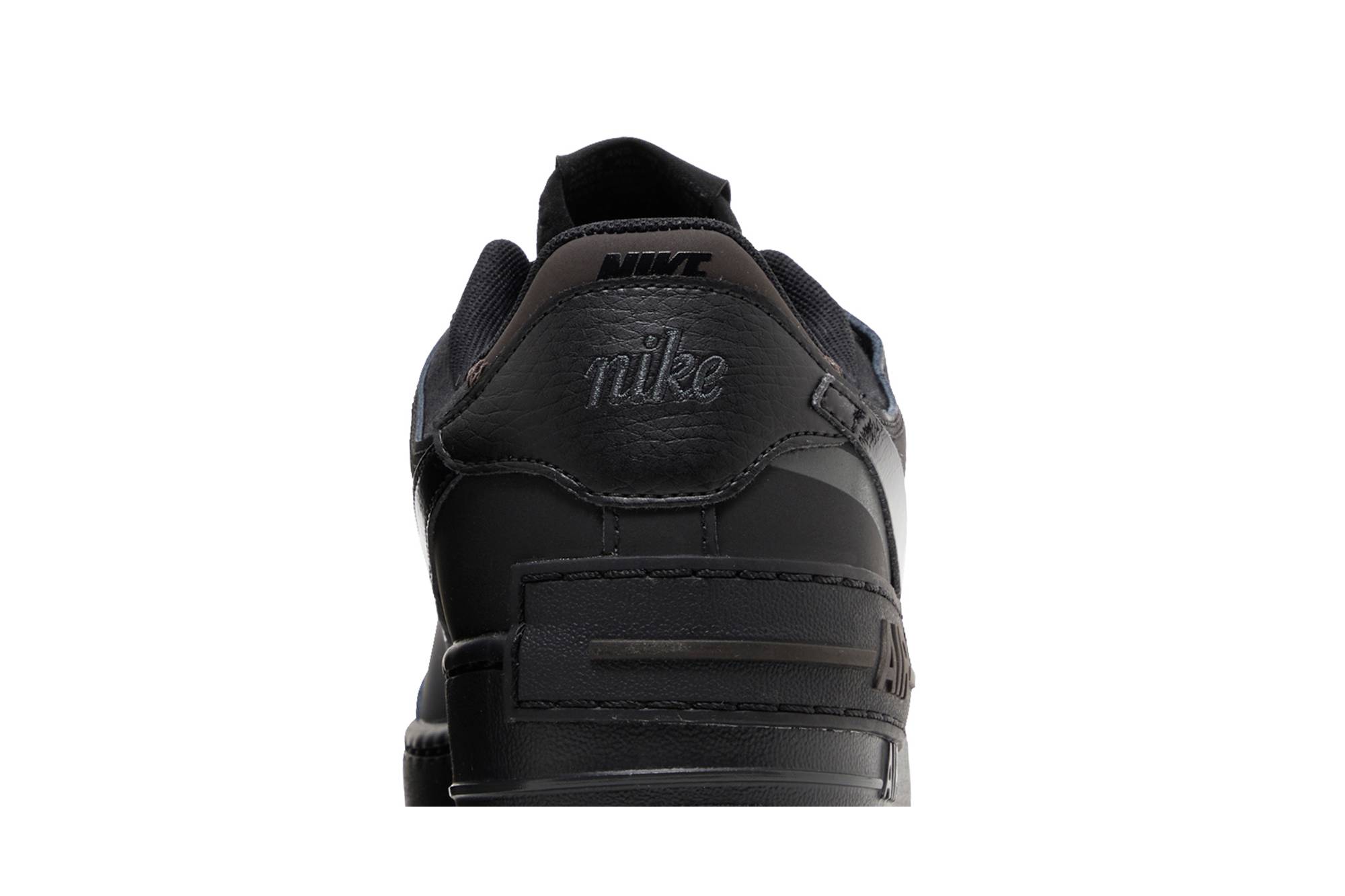 (Women) Nike Air Force 1 Shadow 'Triple Black' FB7582-001 - Image 7