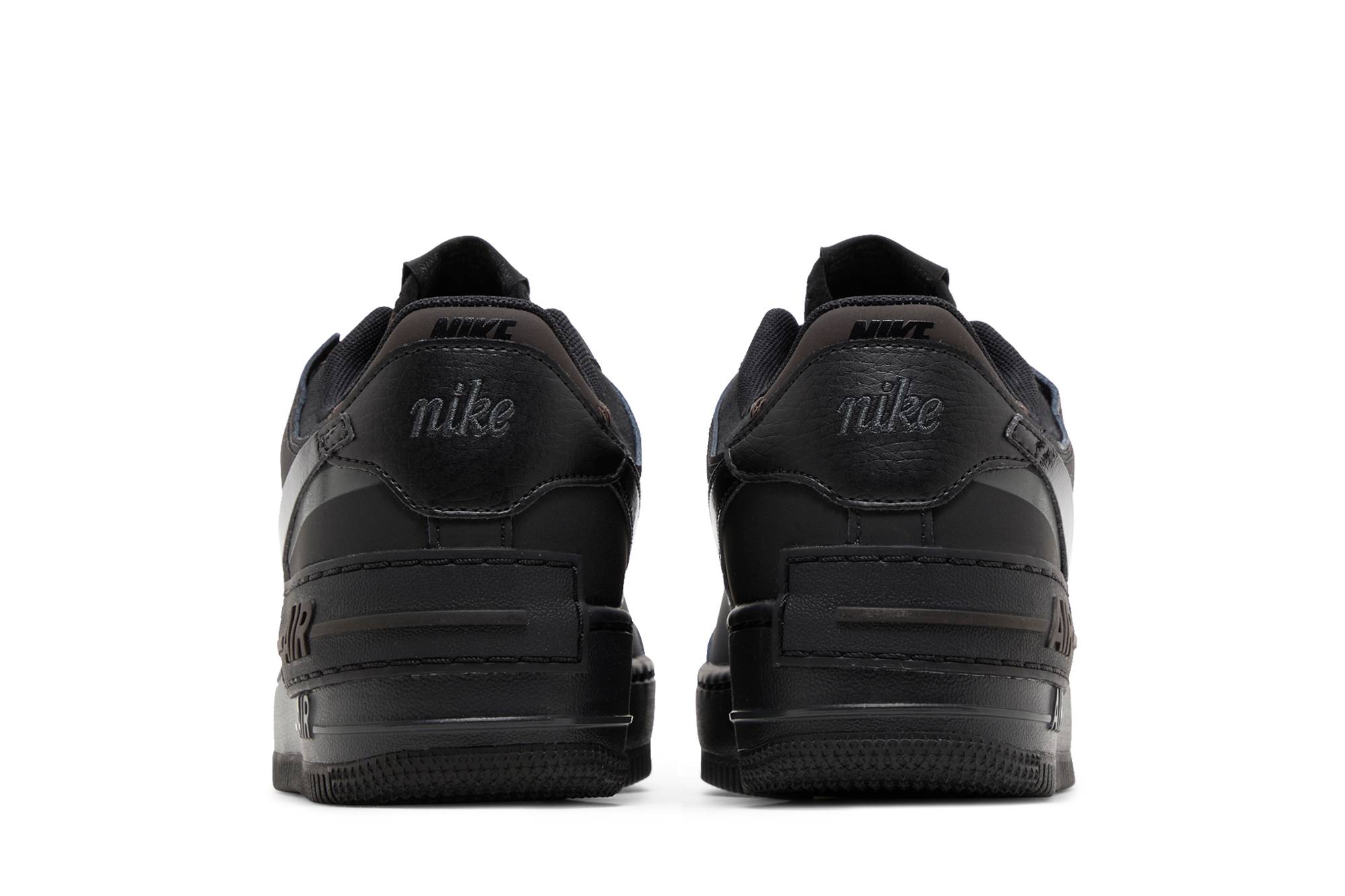 (Women) Nike Air Force 1 Shadow 'Triple Black' FB7582-001 - Image 6
