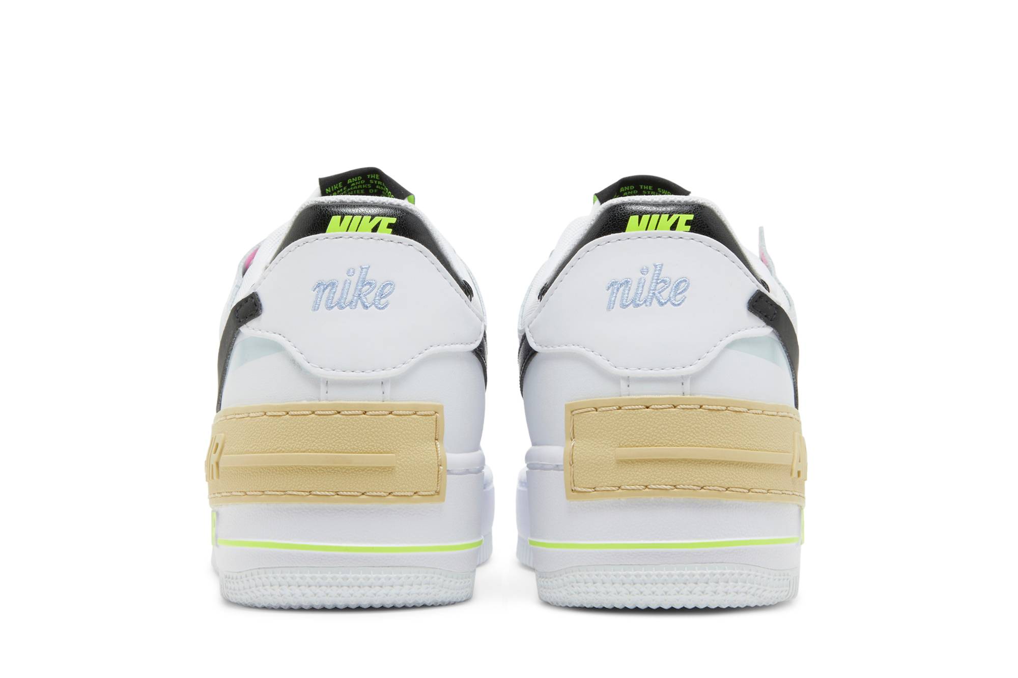 (Women) Nike Air Force 1 Shadow 'White Black Pastel' FJ0735-100 - Image 6