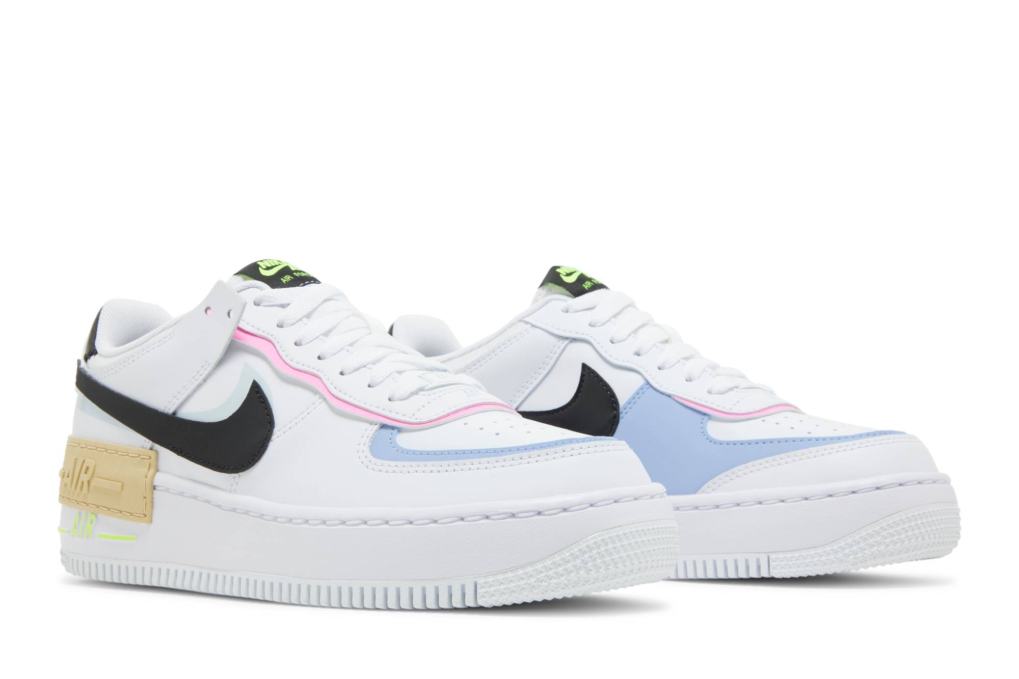 (Women) Nike Air Force 1 Shadow 'White Black Pastel' FJ0735-100 - Image 8
