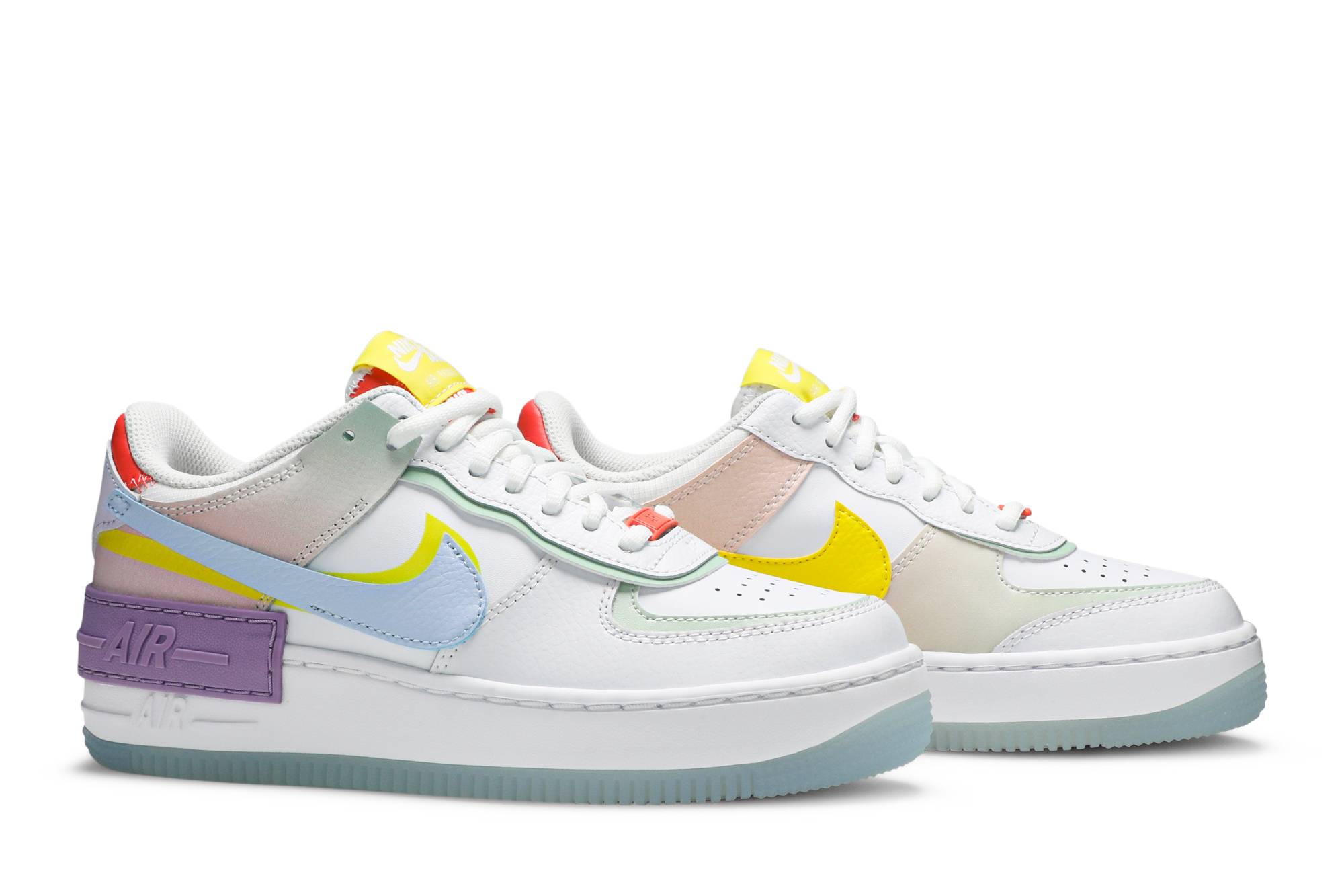 (Women) Nike Air Force 1 Shadow 'White Hydrogen Blue' CW2630-141 - Image 8