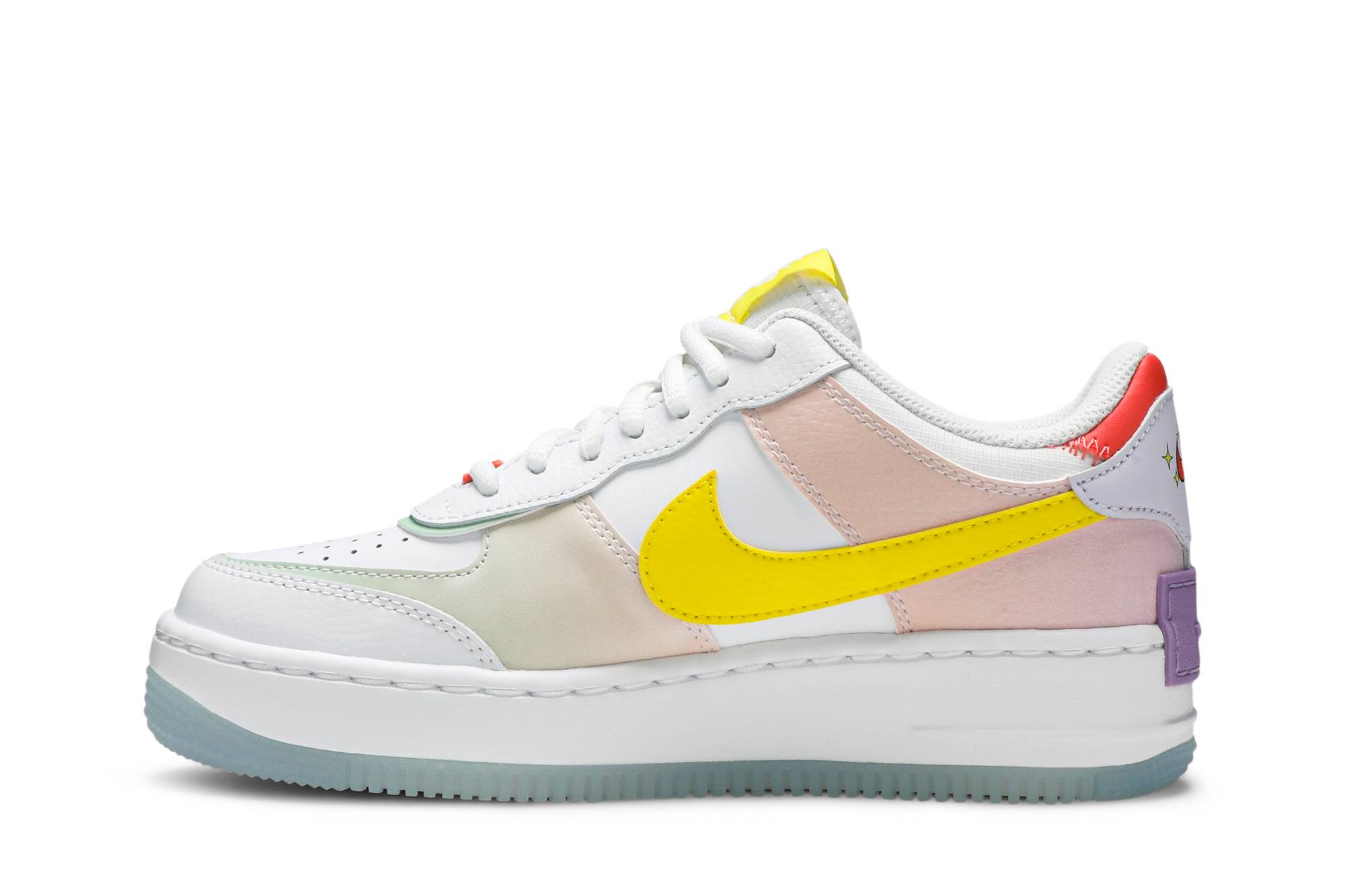 (Women) Nike Air Force 1 Shadow 'White Hydrogen Blue' CW2630-141 - Image 3
