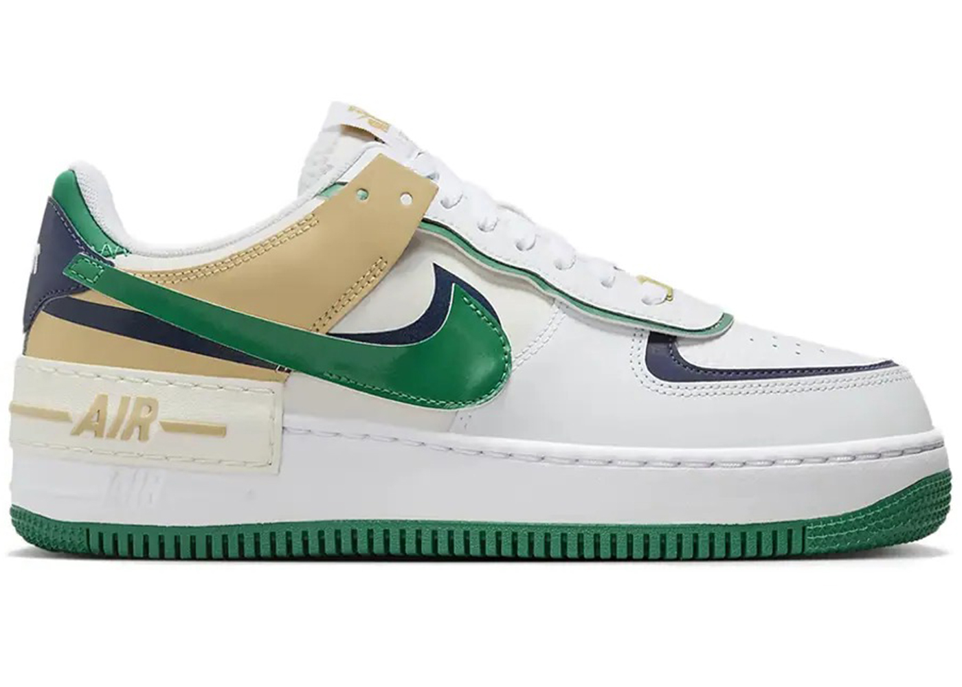 (W) Nike Air Force 1 Shadow 'White Malachite Sesame' DZ1847-102 Simpleartly Store