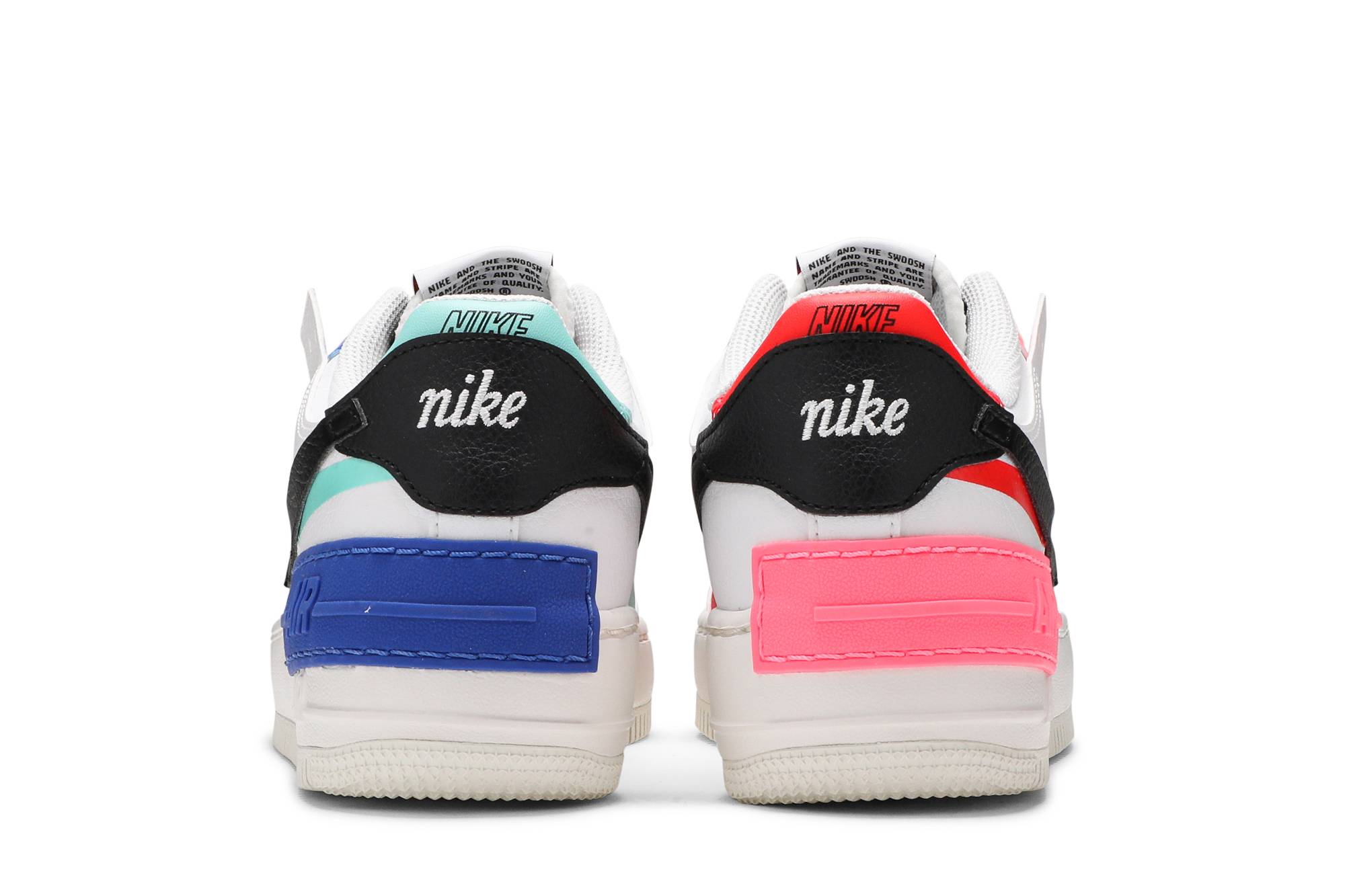(Women) Nike Air Force 1 Shadow White Multi-Color DH1965-100 Moroen - Image 6
