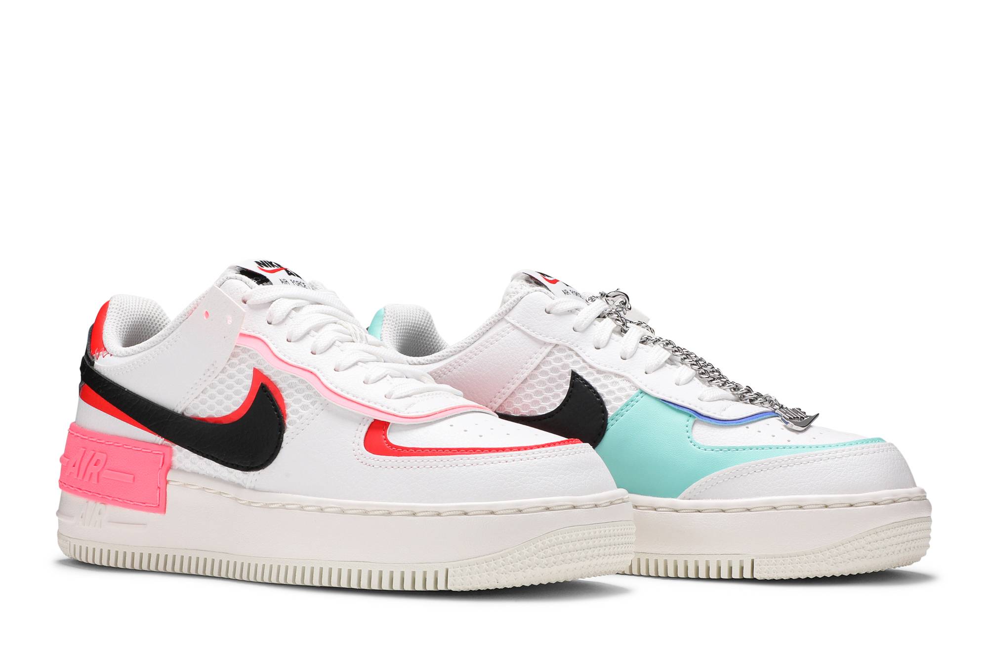 (Women) Nike Air Force 1 Shadow White Multi-Color DH1965-100 Moroen - Image 8