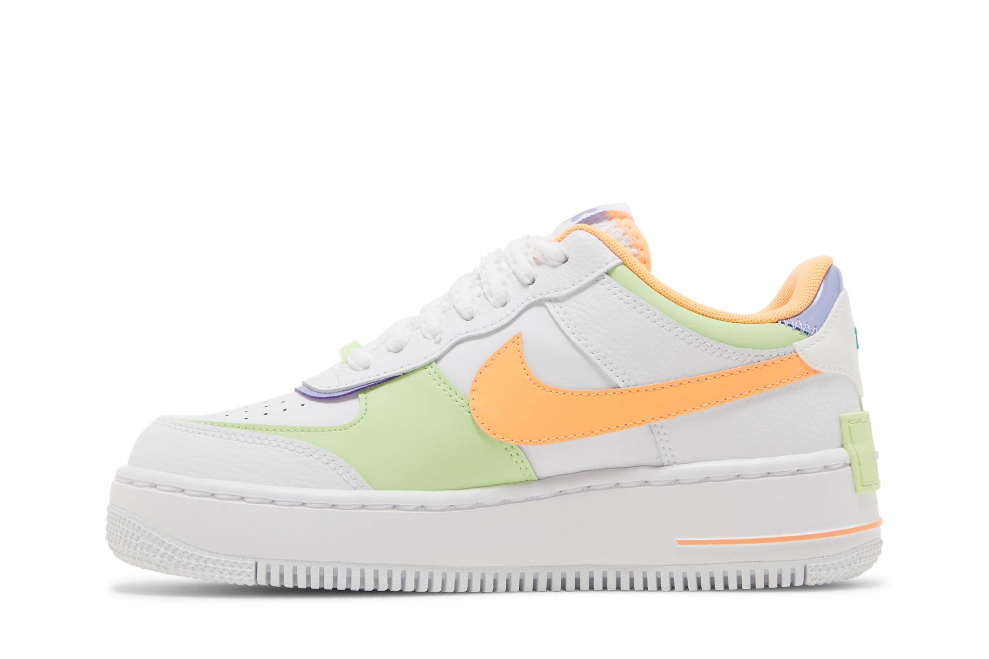 (Women) Nike Air Force 1 Shadow 'White Multi-Color' DX3718-100 - Image 3