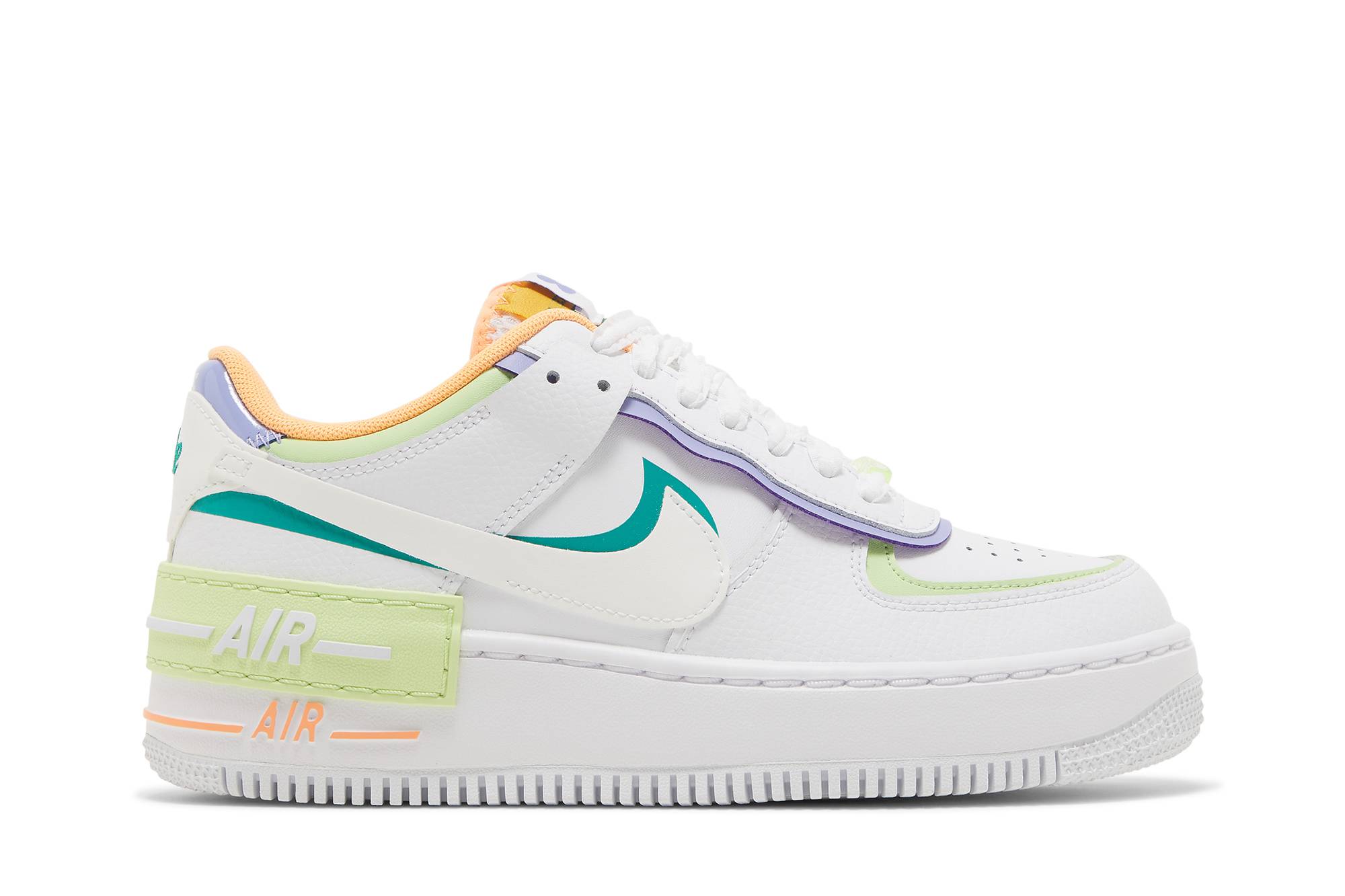 (W) Nike Air Force 1 Shadow 'White Multi-Color' DX3718-100 Simpleartly Store