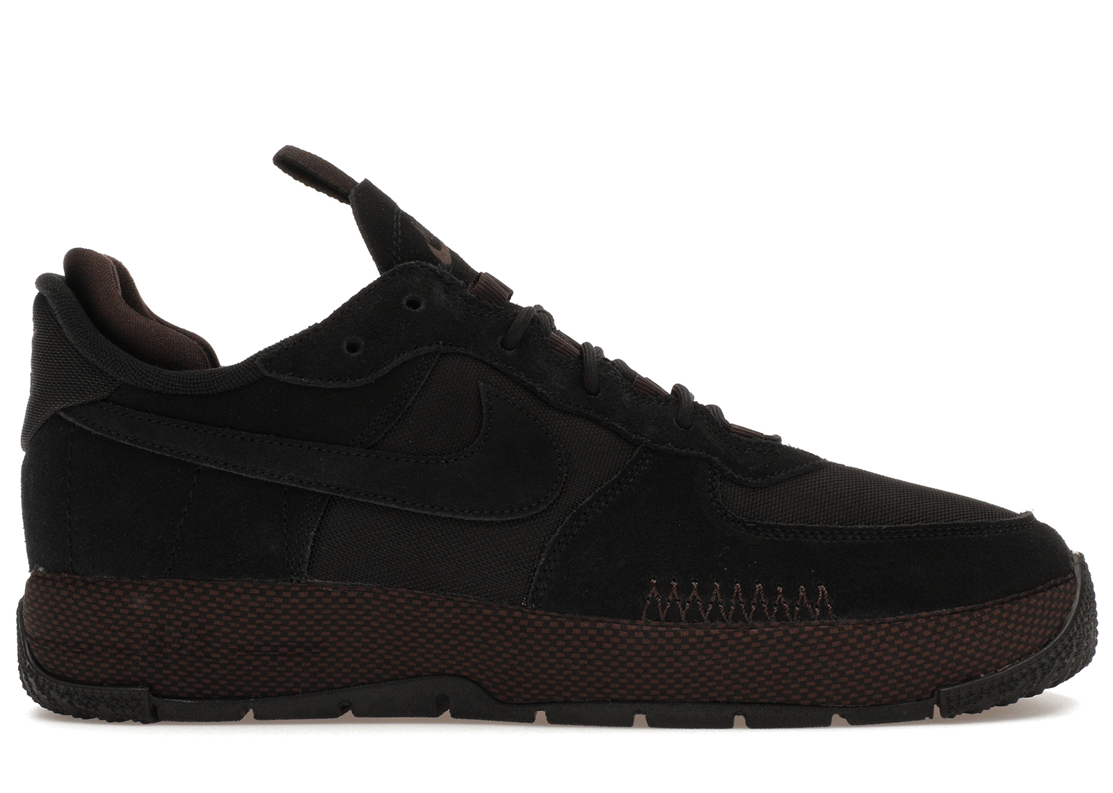 (W) Nike Air Force 1 Wild 'Black Velvet Brown' FB2348-001 Simpleartly Store