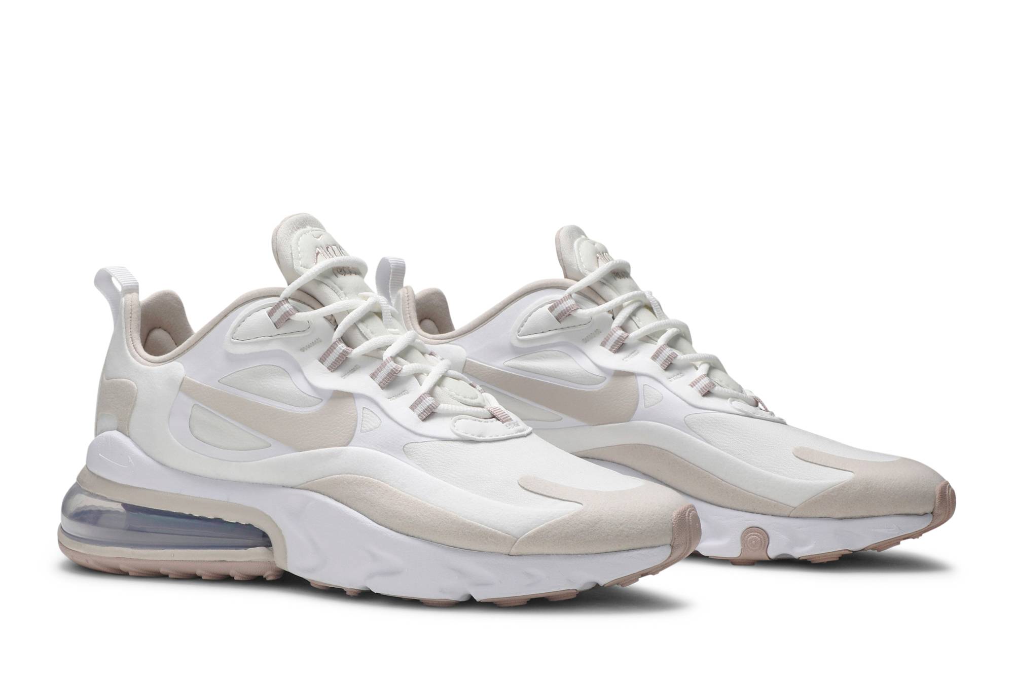 (Women) Nike Air Max 270 React Summit White Orewood Brown CJ0619-102 Coiloa - Image 8