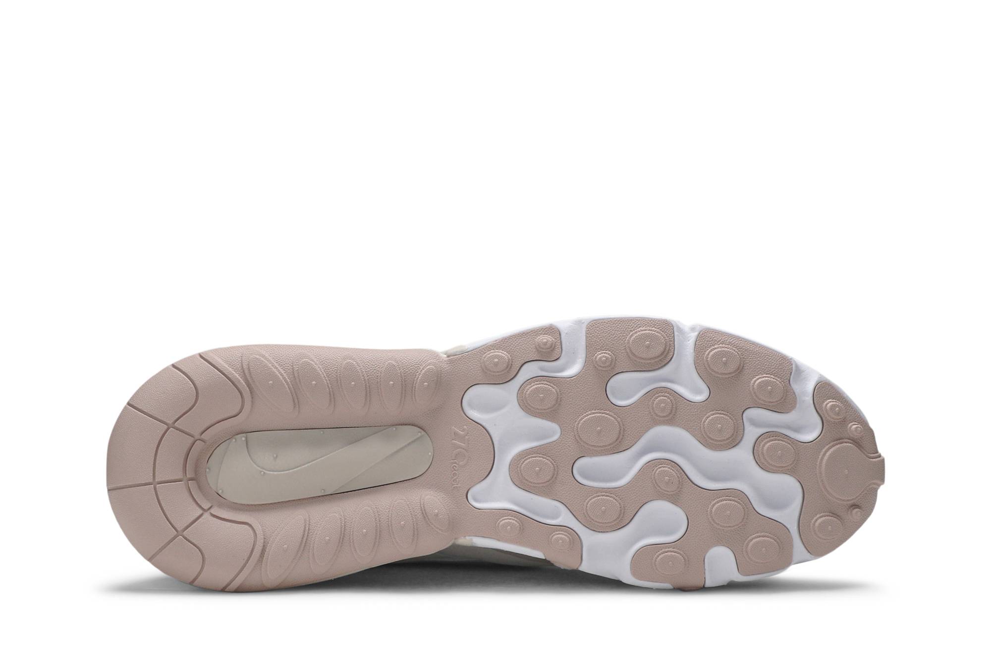 (Women) Nike Air Max 270 React Summit White Orewood Brown CJ0619-102 Coiloa - Image 4