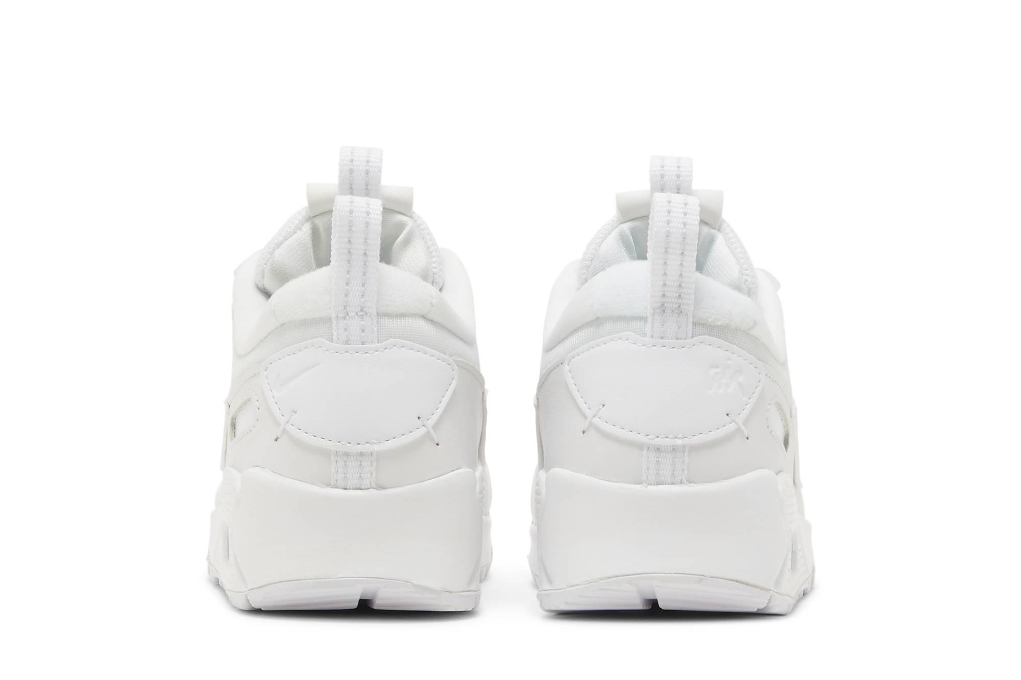 (Women) Nike Air Max 90 Scrap 'Triple White' DM9922-101 - Image 6