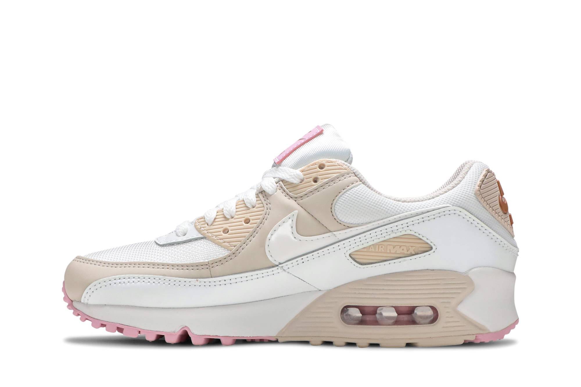 (Women) Nike Air Max 90 Summit White Light Orewood Brown CT1873-100 - Image 10