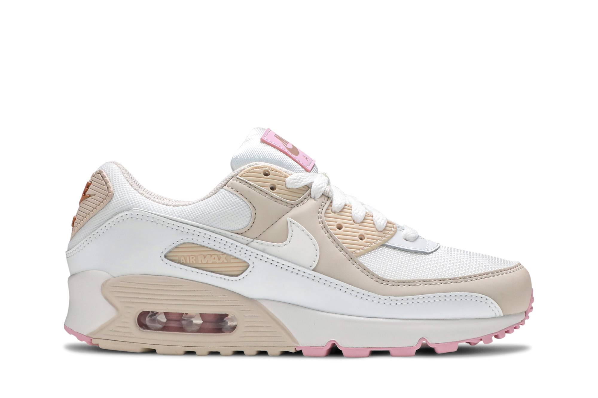 (Women) Nike Air Max 90 Summit White Light Orewood Brown CT1873-100
