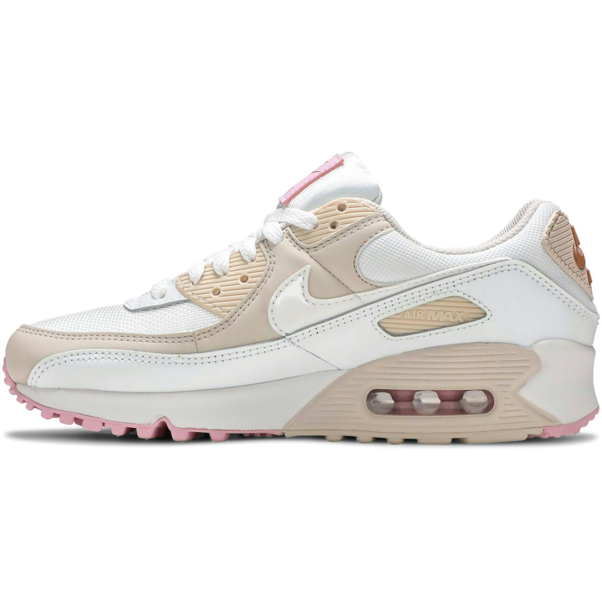 (Women) Nike Air Max 90 Summit White Light Orewood Brown CT1873-100 - Image 3