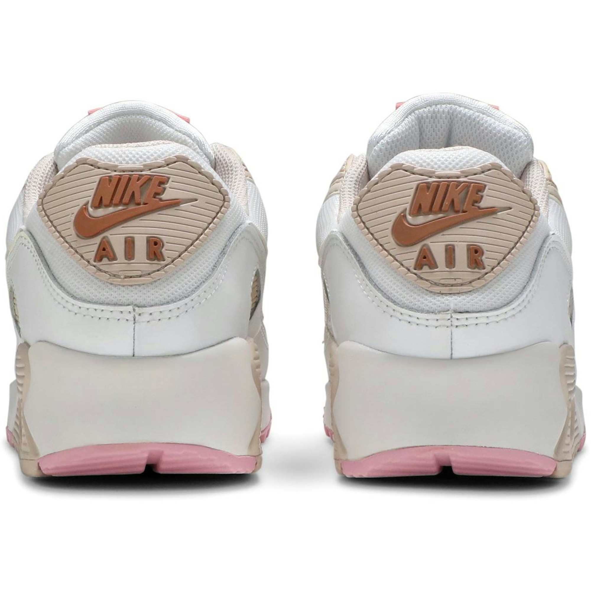 (Women) Nike Air Max 90 Summit White Light Orewood Brown CT1873-100 - Image 6