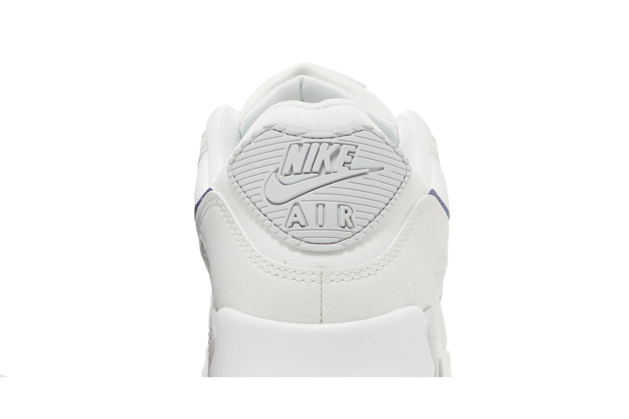 (Women) Nike Air Max 90 'White Metallic Blue' DX0115-100 - Image 7