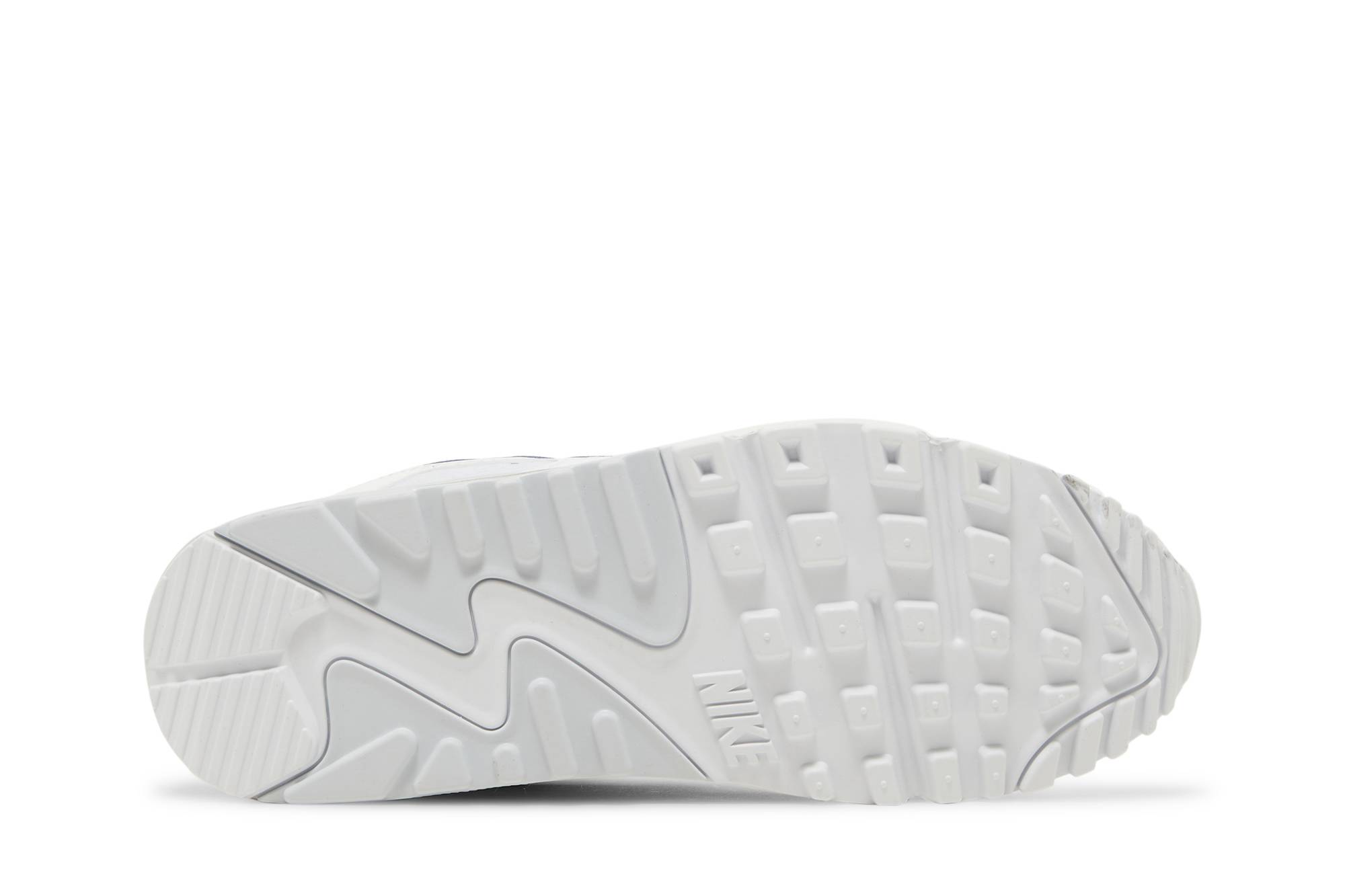 (Women) Nike Air Max 90 'White Metallic Blue' DX0115-100 - Image 4