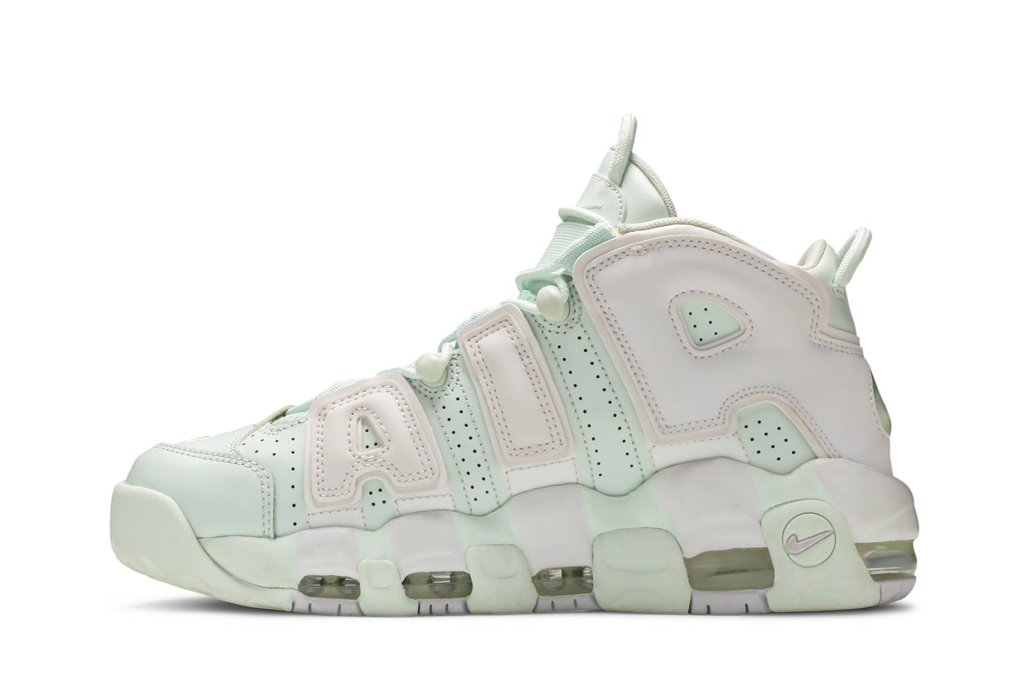 (Women) Nike Air More Uptempo Barley Green 917593-300 Moroen - Image 3