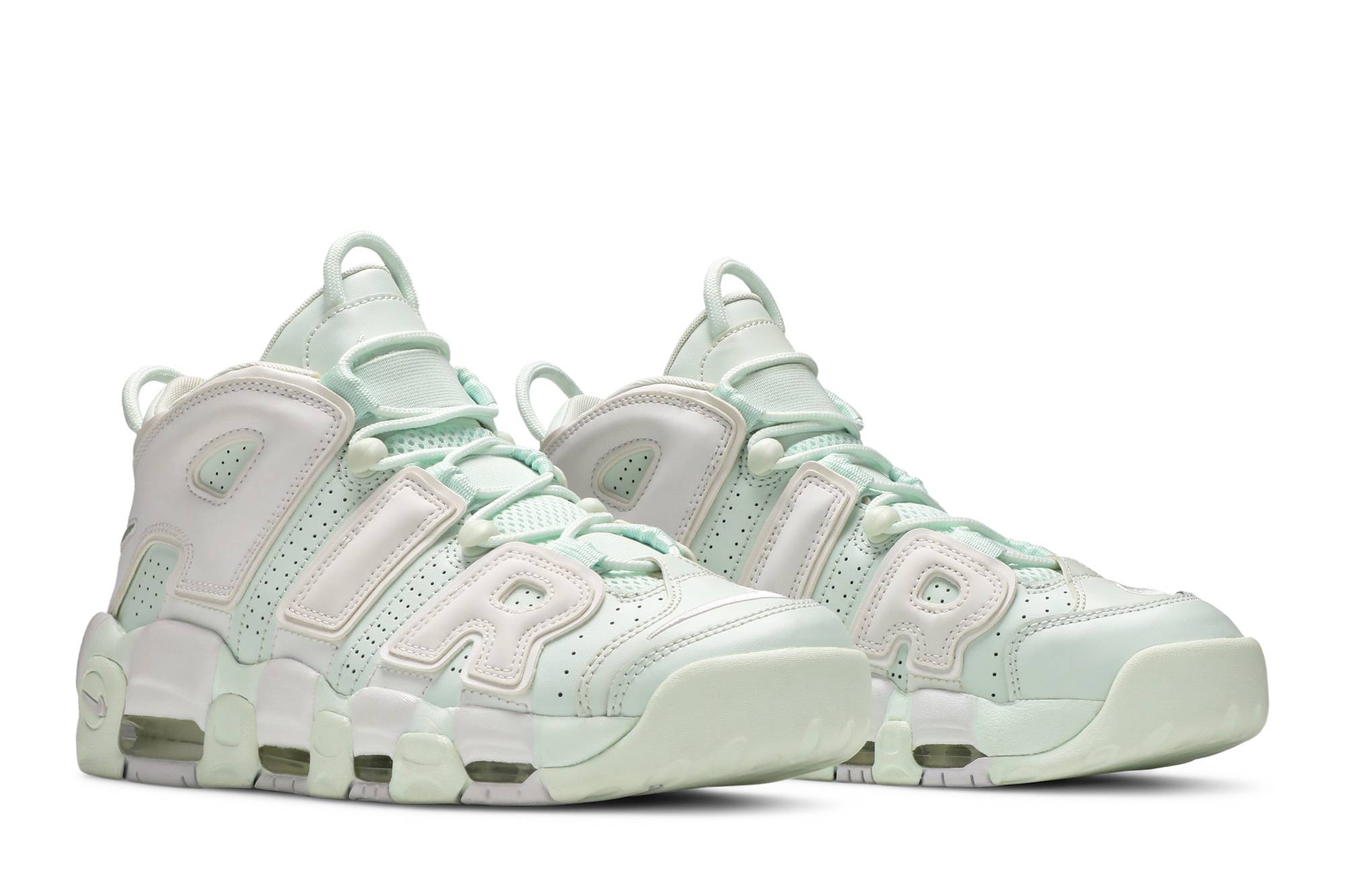 (Women) Nike Air More Uptempo Barley Green 917593-300 Moroen - Image 8